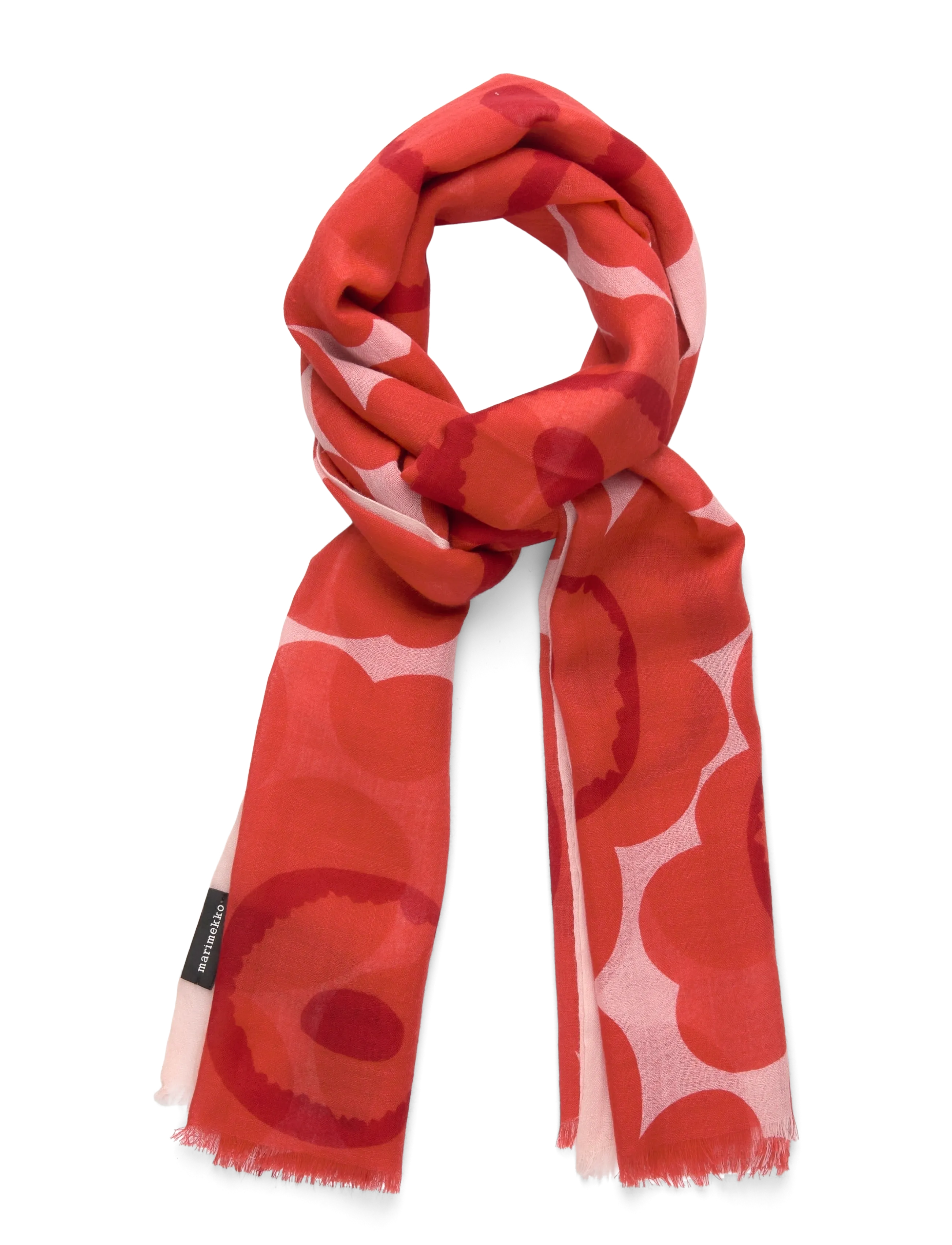 Marimekko FIORE UNIKKO - Tørklæder - RED, LIGHT PINK / red