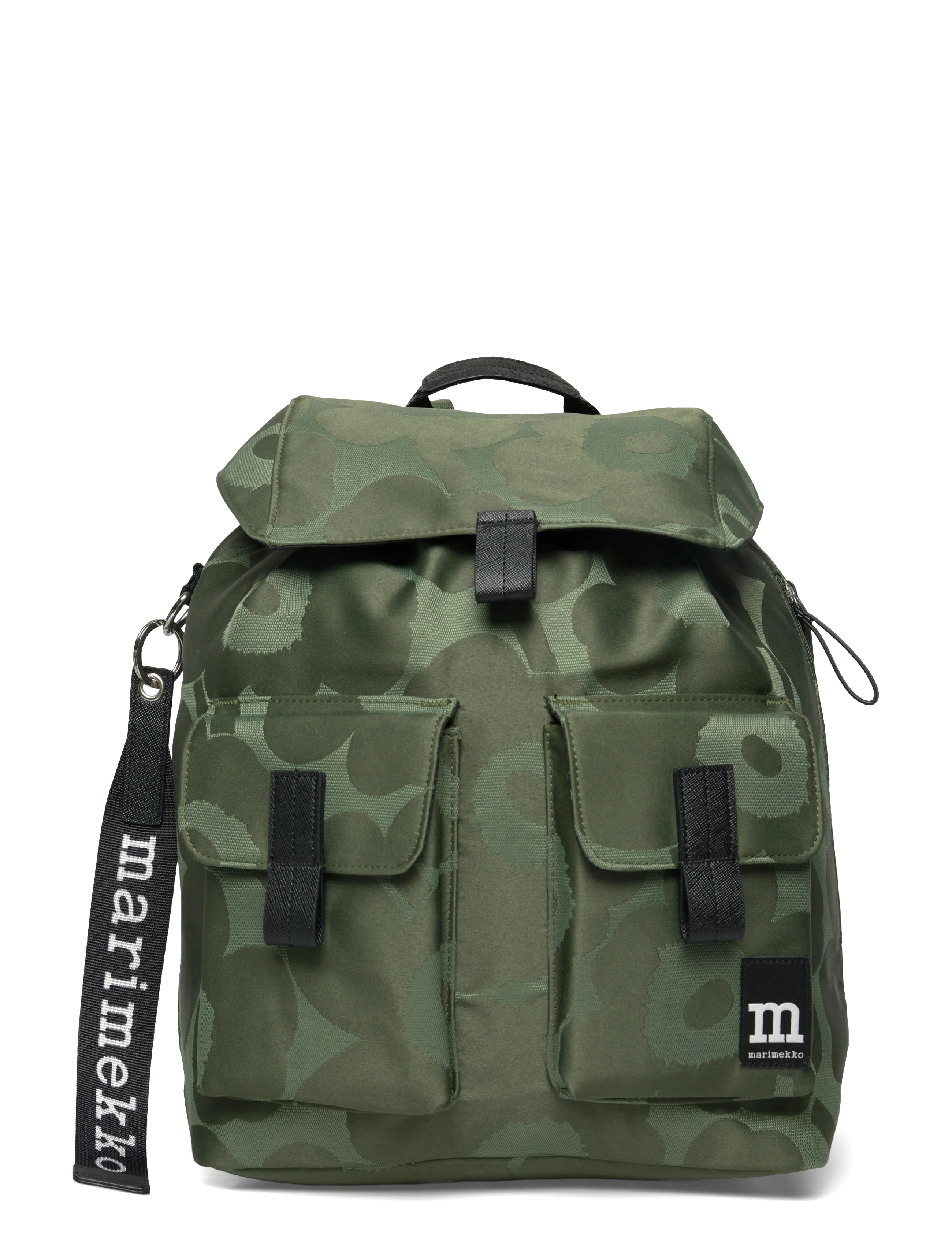 Marimekko EVERYTHING BACKPACK L UNIKKO - Tasker - GREEN, LIGHT GREEN / khaki/green