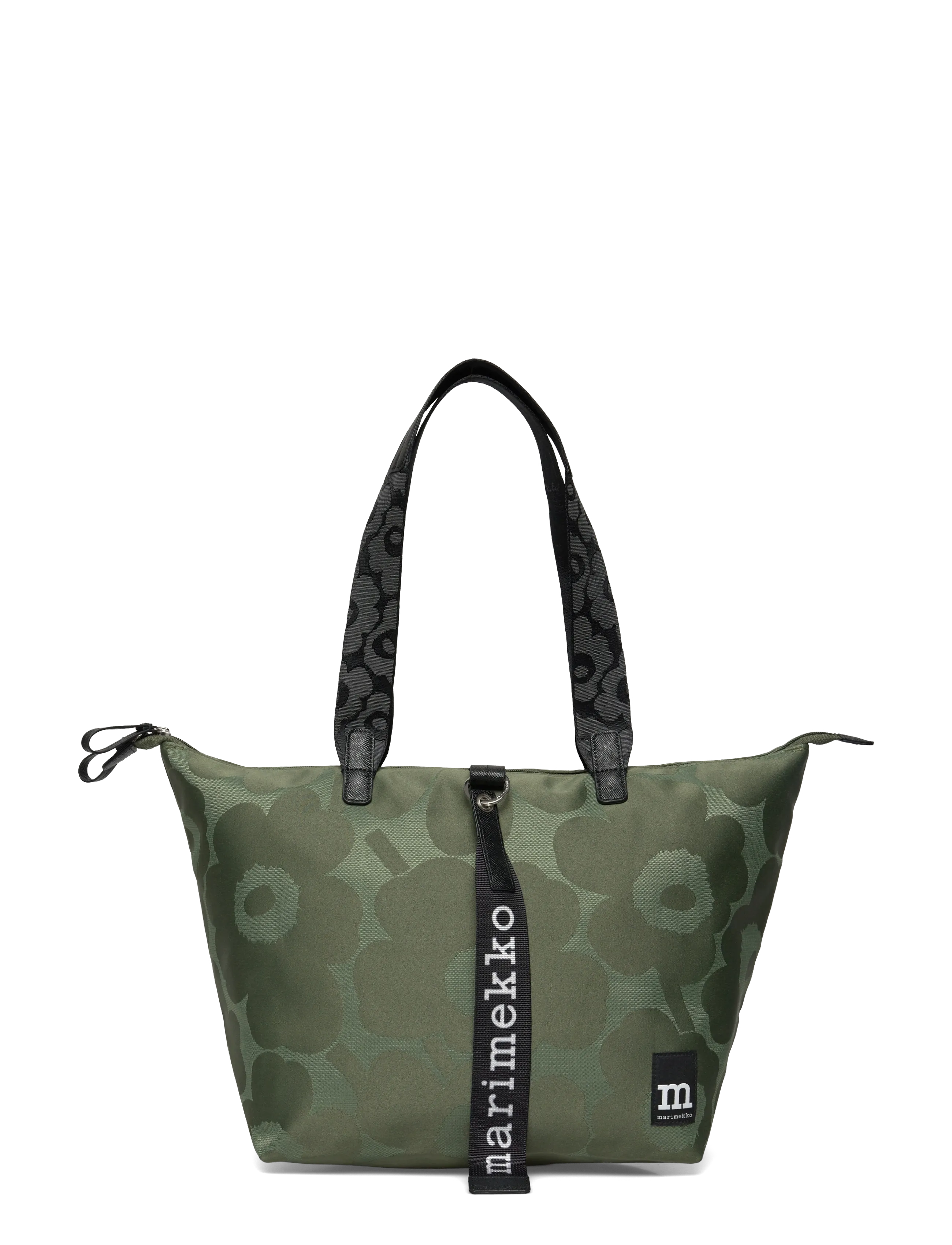 Marimekko TOTE M UNIKKO - Väskor - GREEN, LIGHT GREEN / khaki/green