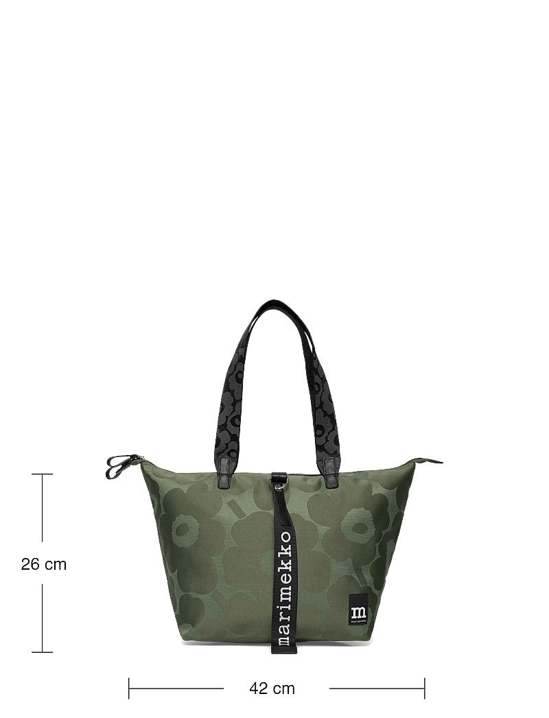 Marimekko - TOTE M UNIKKO - tote bags - green, light green - 4