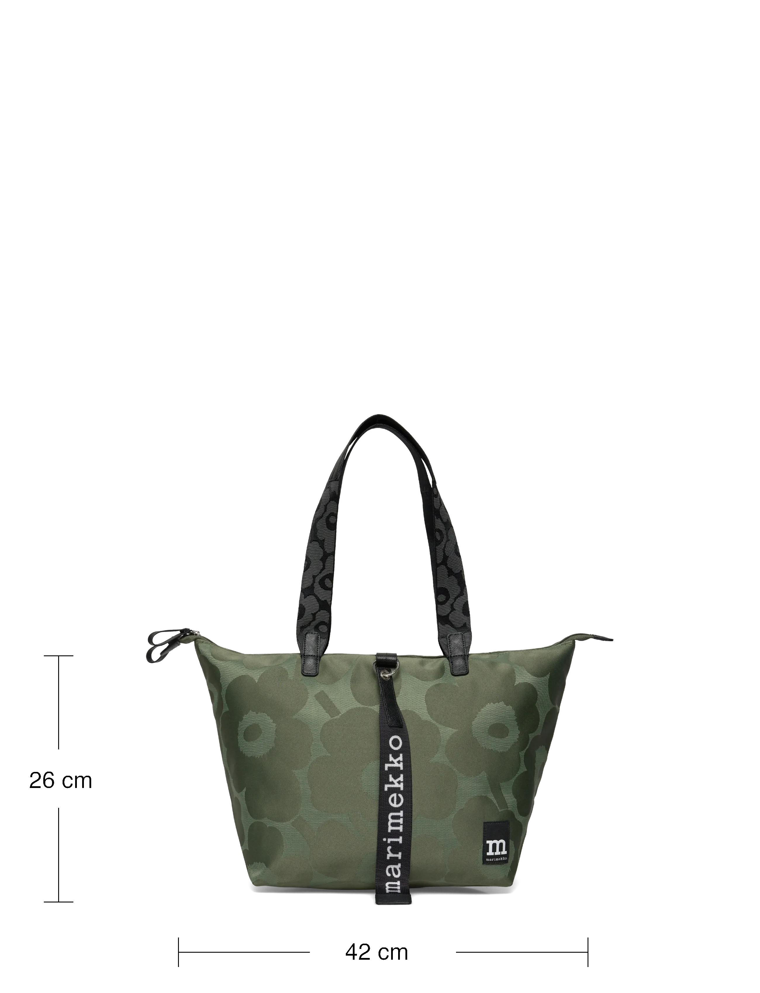 Marimekko - TOTE M UNIKKO - tote bags - green, light green - 4
