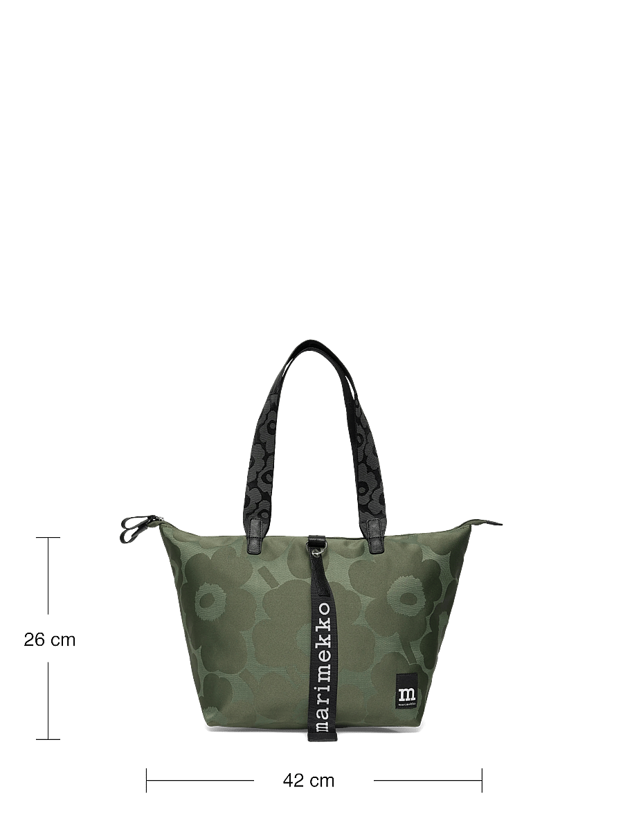 Marimekko - TOTE M UNIKKO - tote bags - green, light green - 4
