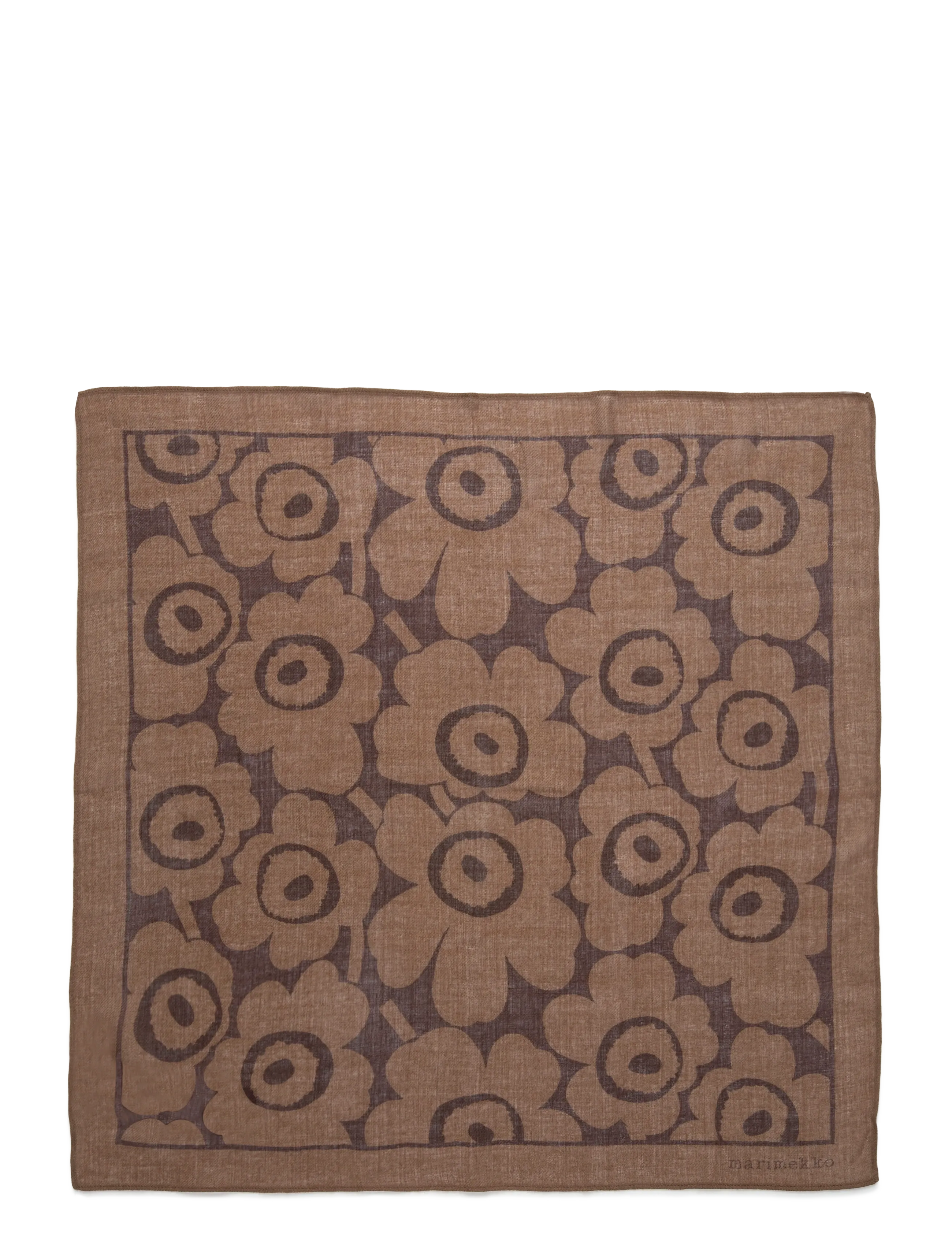 Marimekko - KUITTAUS UNIKKO - schals - beige, dark brown - 1