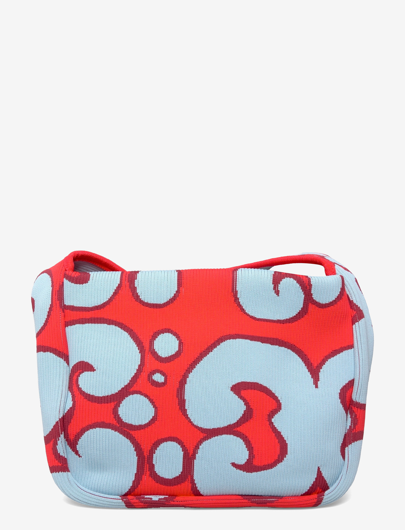 Marimekko - KNITTED SHOULDERBAG KEIDAS - shoulder bags - light blue, red - 2