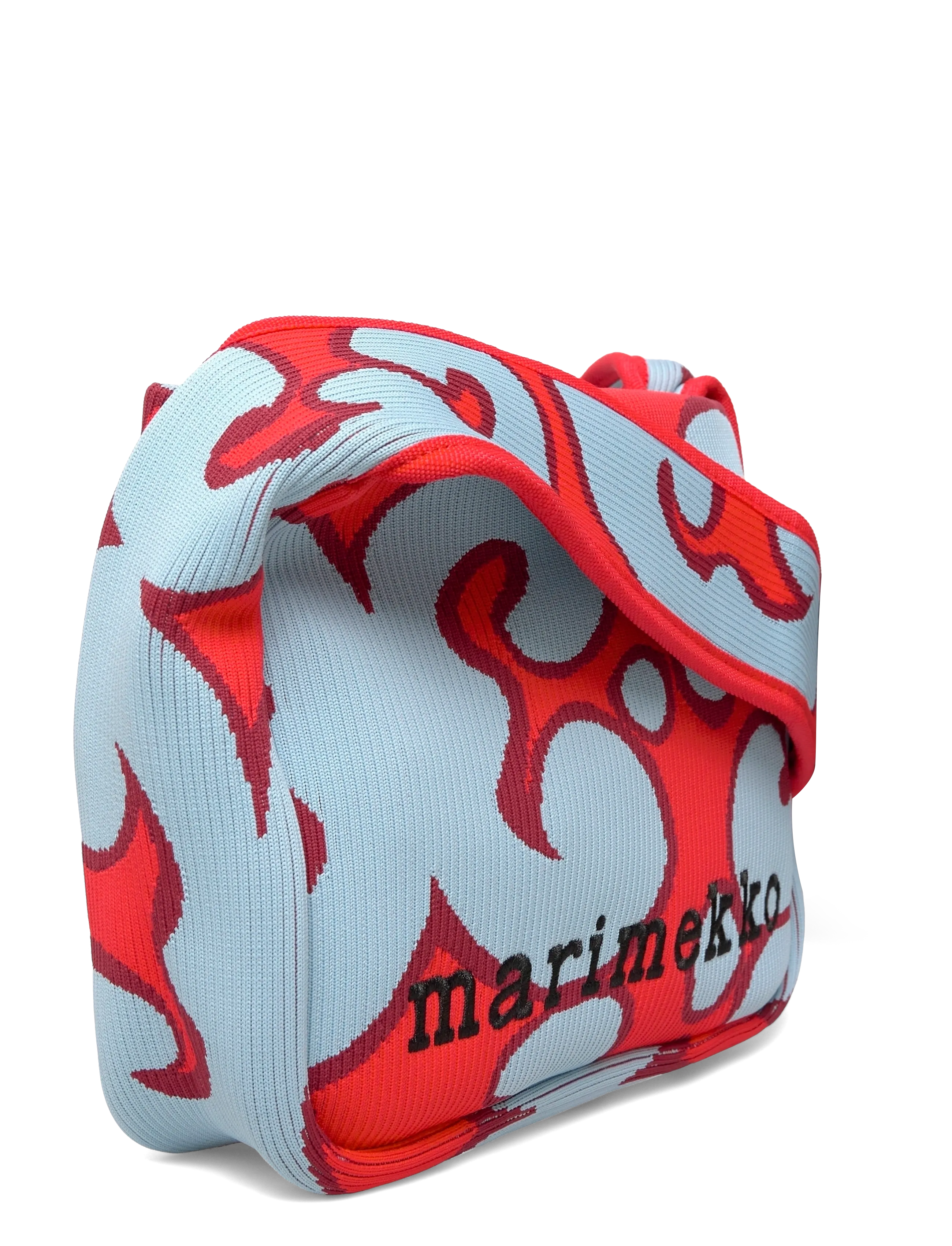 Marimekko - KNITTED SHOULDERBAG KEIDAS - festtøj til outletpriser - light blue, red - 3