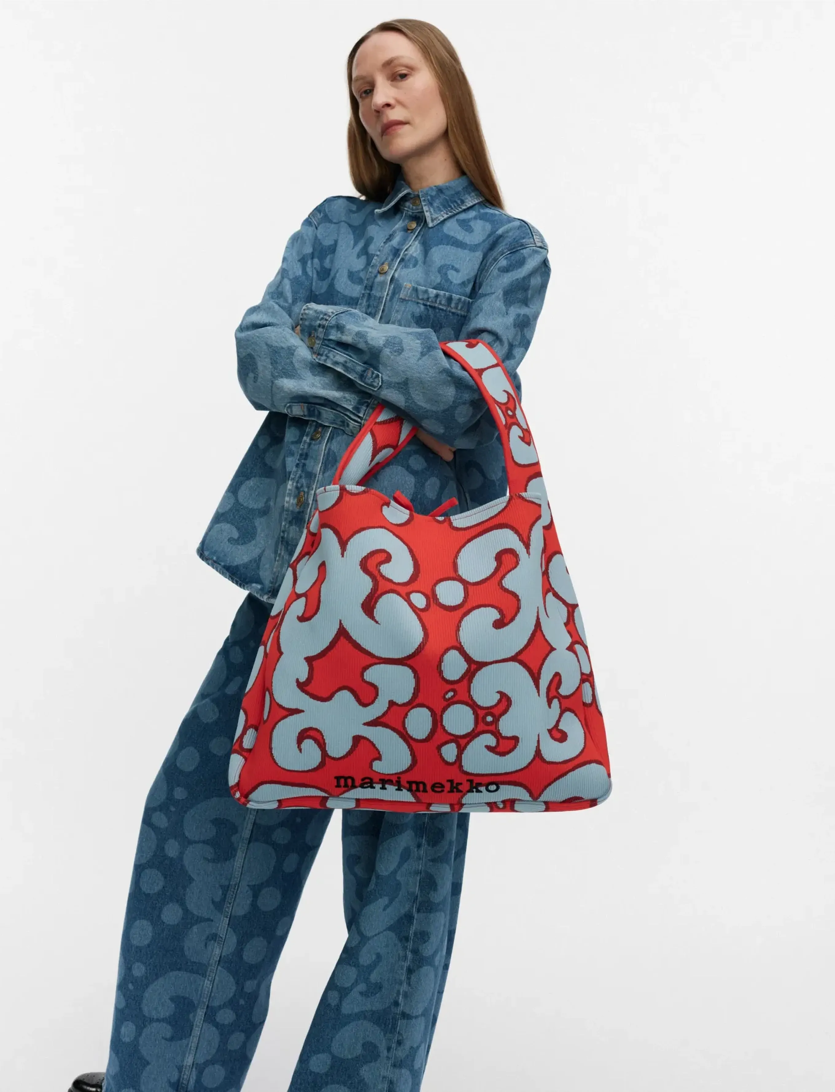 Marimekko Knitted Bag Large Keidas, One Size, Designer, Mehrfarbig/gemustert - Small Shoulder Bags-crossbody Bags, Frauen