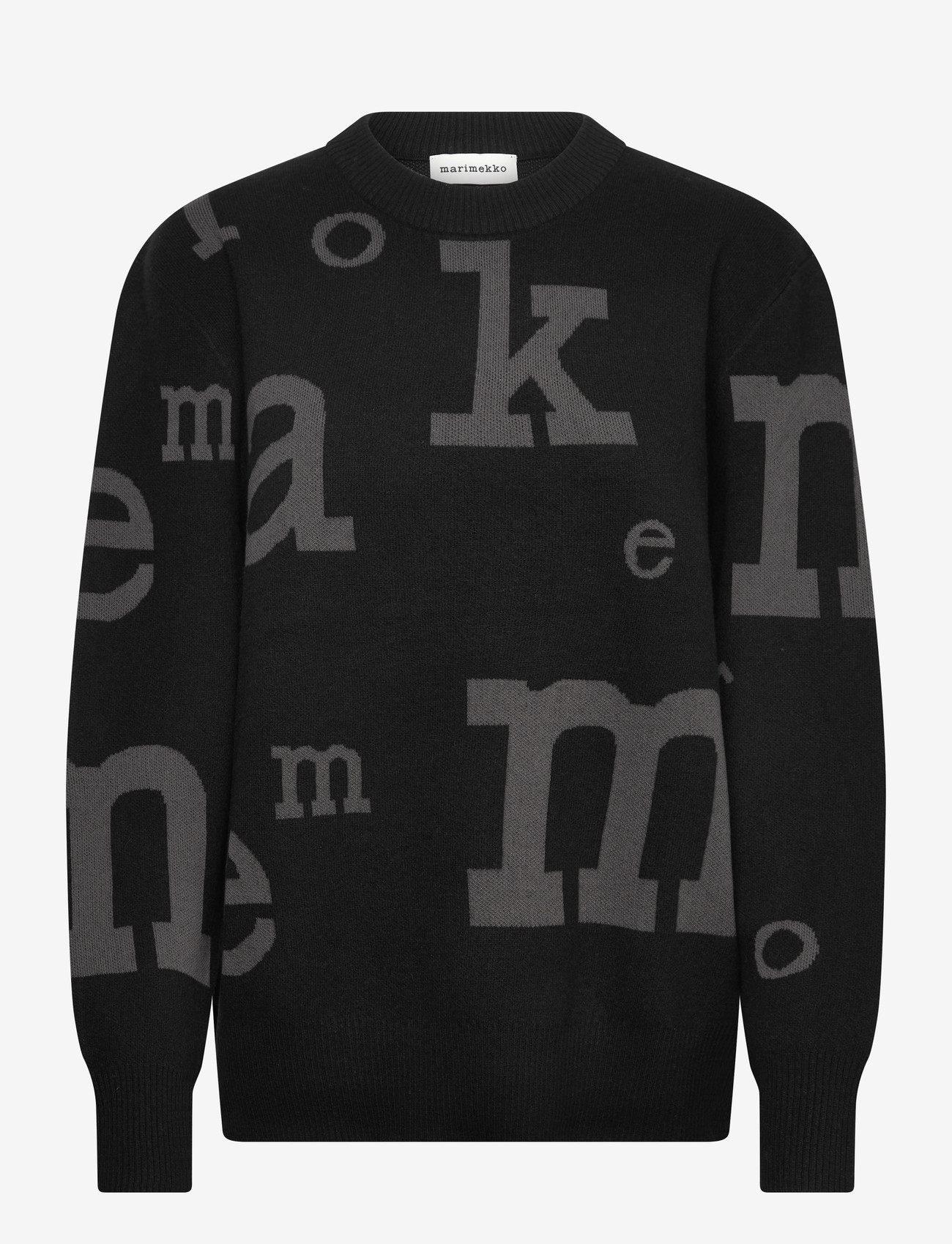 Marimekko - EKSPERTTI MARIMERKKI - stickade tröjor - black, dark grey - 0