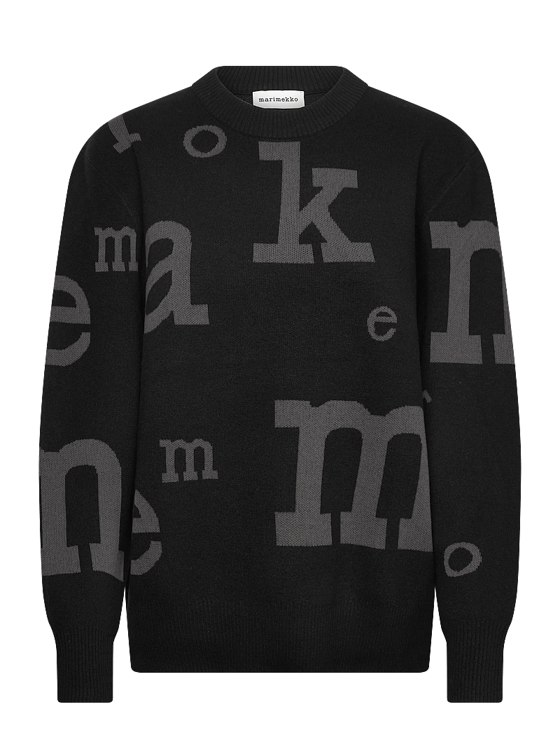 Marimekko - EKSPERTTI MARIMERKKI - pullover - black, dark grey - 0