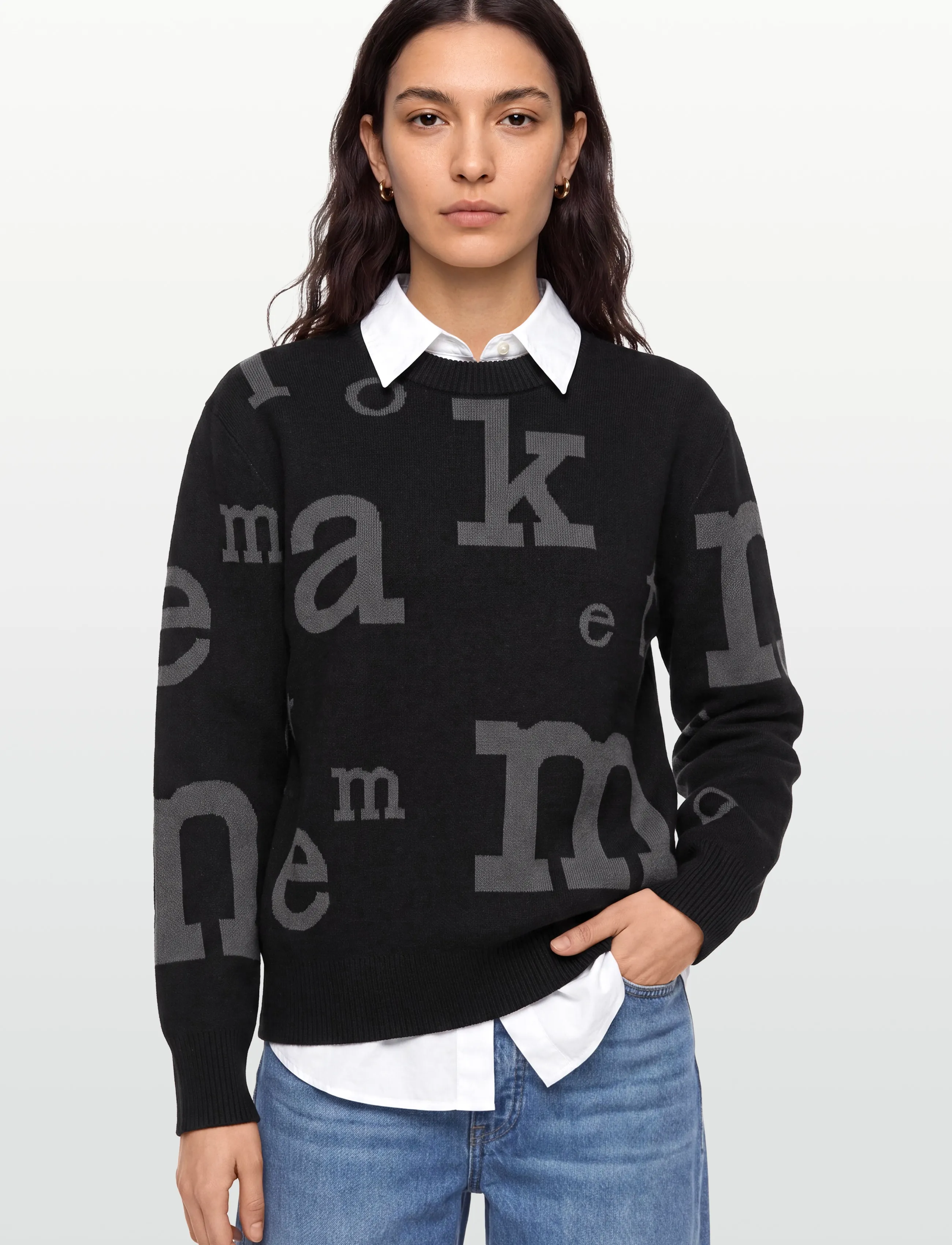 Marimekko - EKSPERTTI MARIMERKKI - pullover - black, dark grey - 3