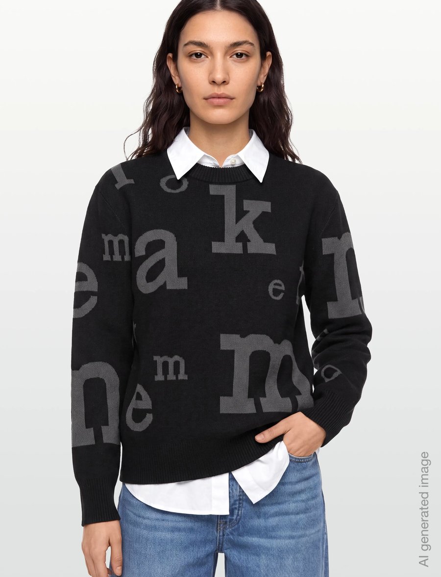 Marimekko - EKSPERTTI MARIMERKKI - stickade tröjor - black, dark grey - 3