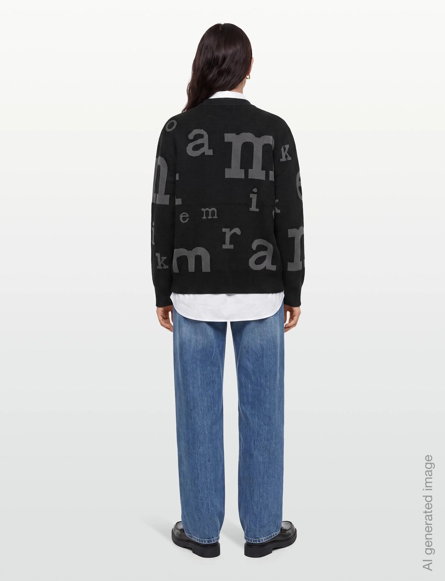 Marimekko - EKSPERTTI MARIMERKKI - stickade tröjor - black, dark grey - 4
