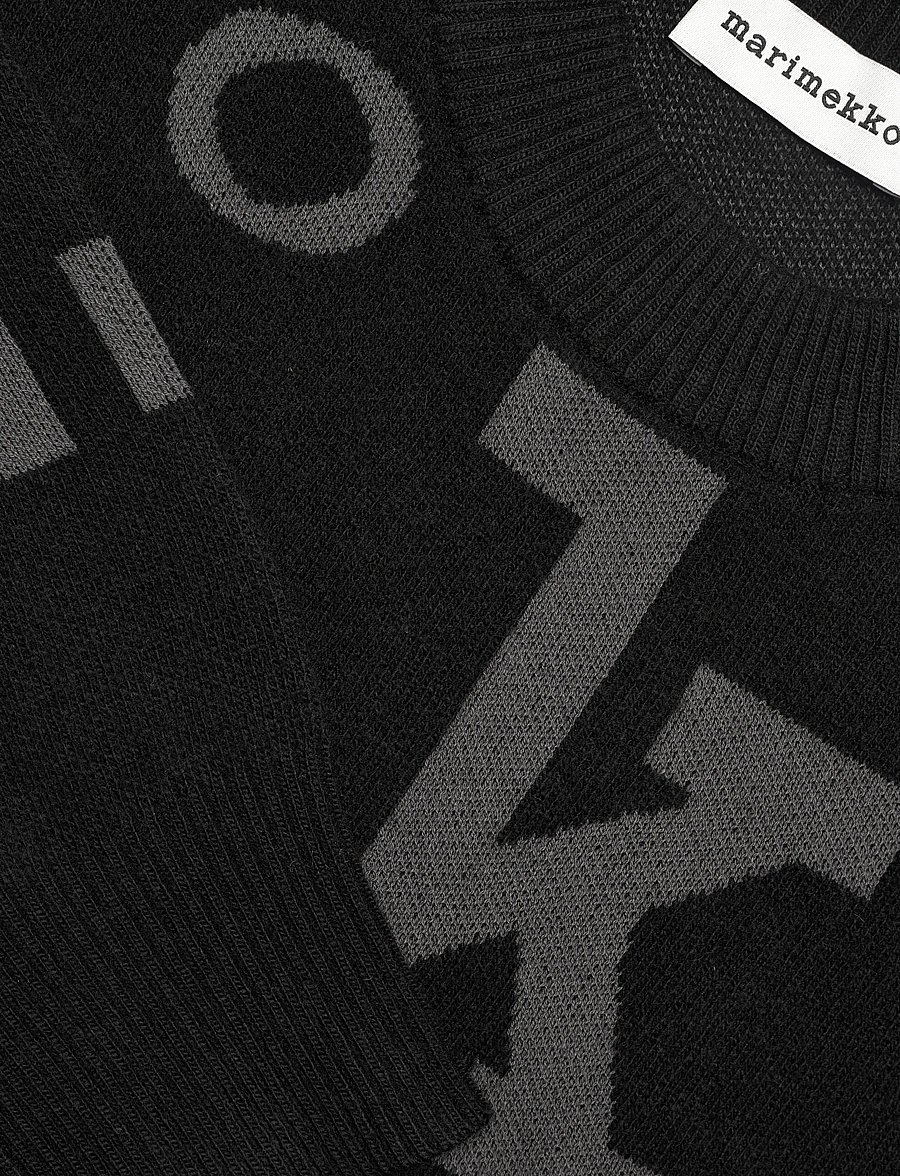 Marimekko - EKSPERTTI MARIMERKKI - stickade tröjor - black, dark grey - 5