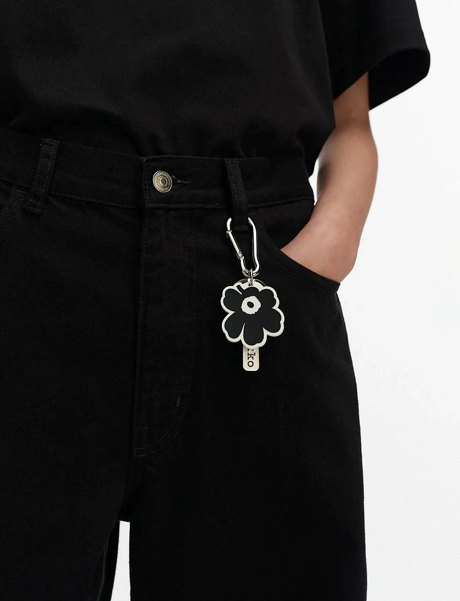Marimekko - AALLOKAS UNIKKO - schlüsselringe - black, off-white - 0