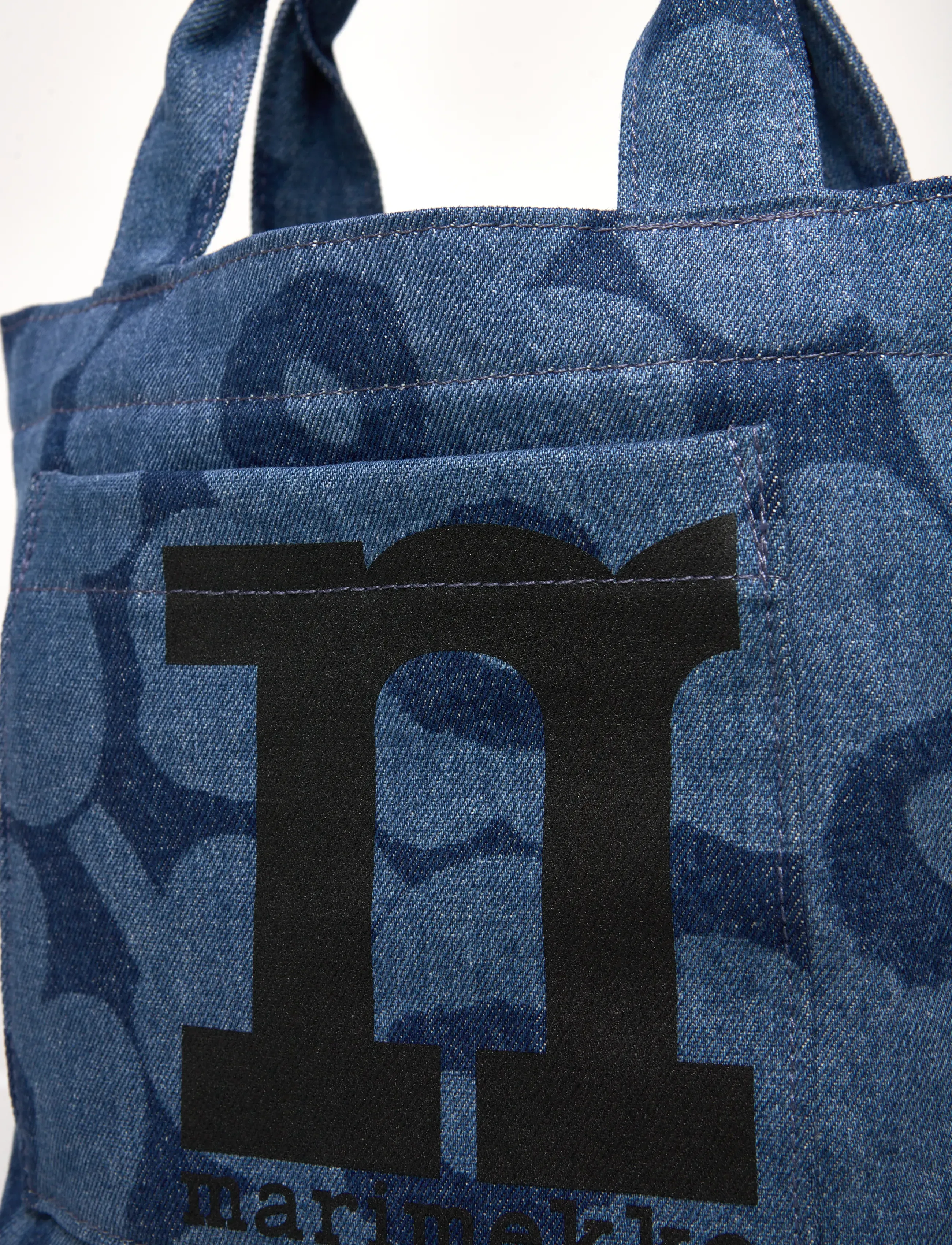 Marimekko - MONO MINI TOTE UNIKKO - mid indigo - 4