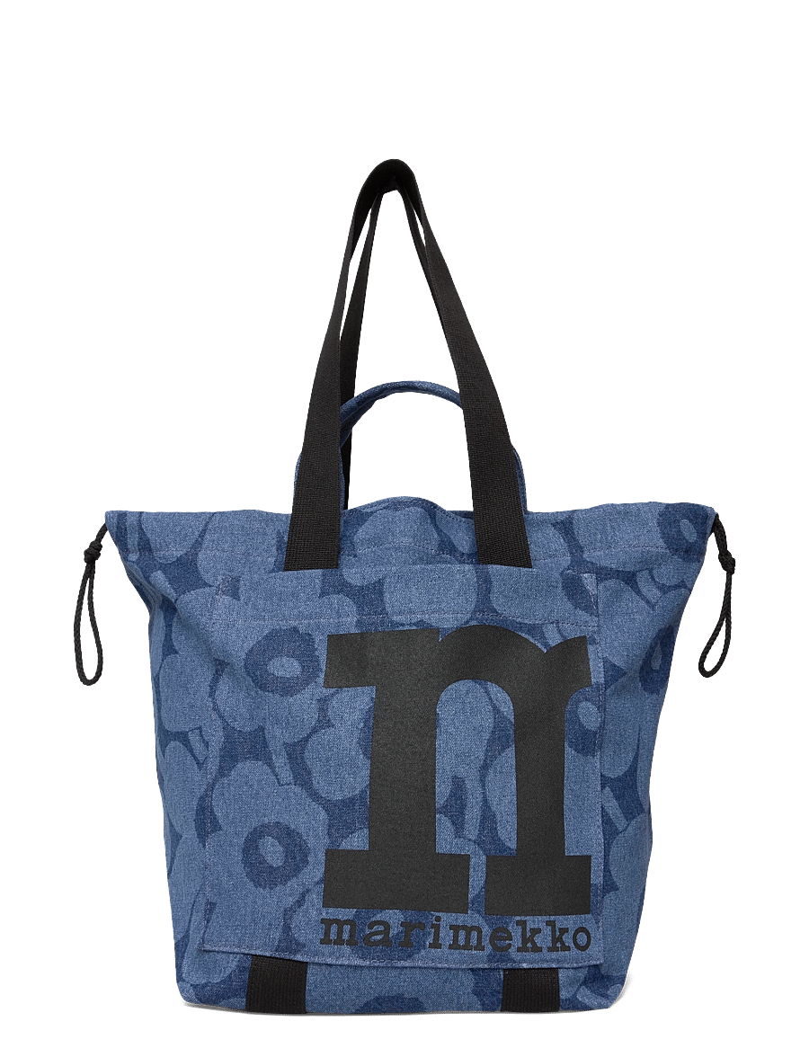 Marimekko - MONO CITY TOTE UNIKKO - tote bags - mid indigo - 0