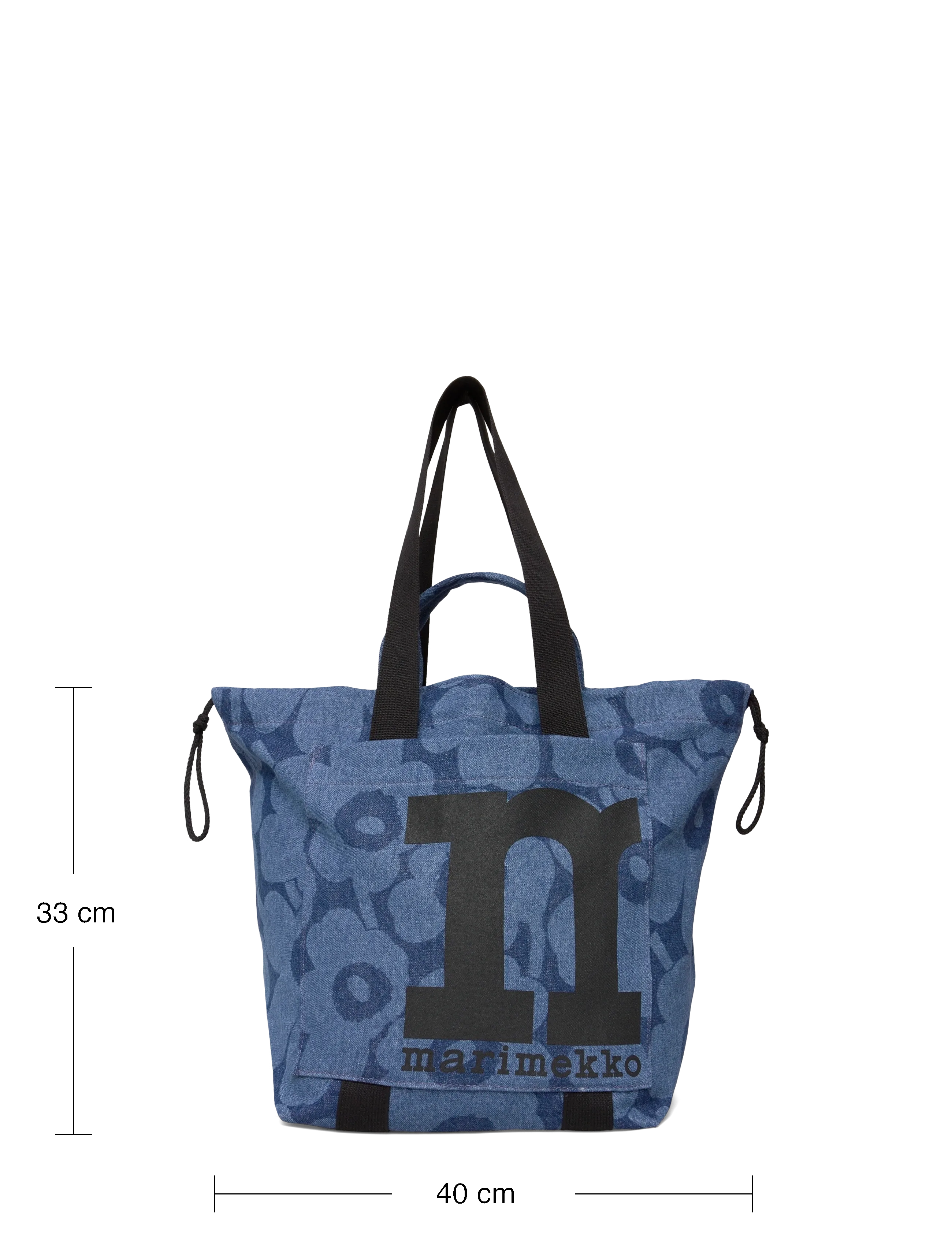 Marimekko - MONO CITY TOTE UNIKKO - tote bags - mid indigo - 3