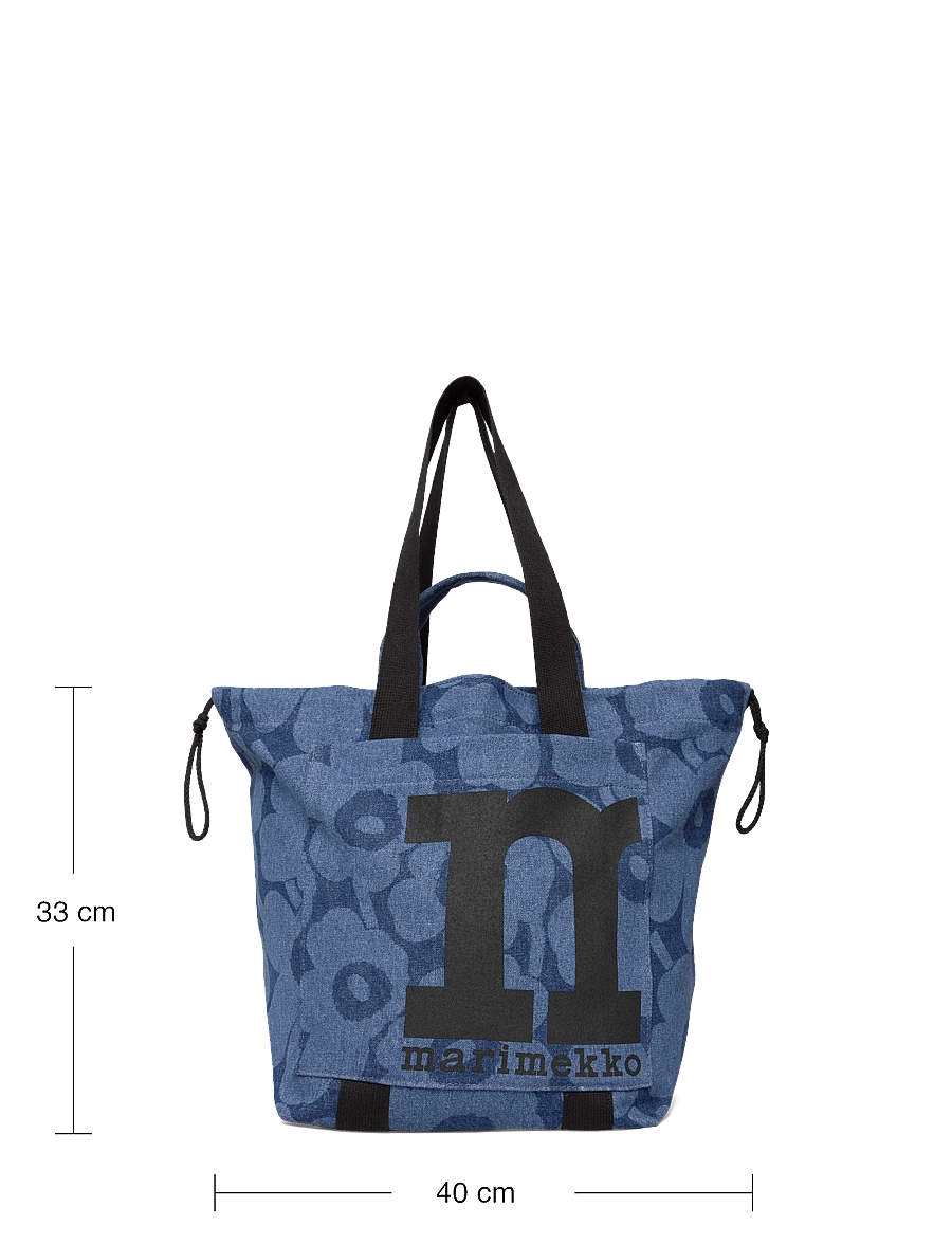 Marimekko - MONO CITY TOTE UNIKKO - tote bags - mid indigo - 3