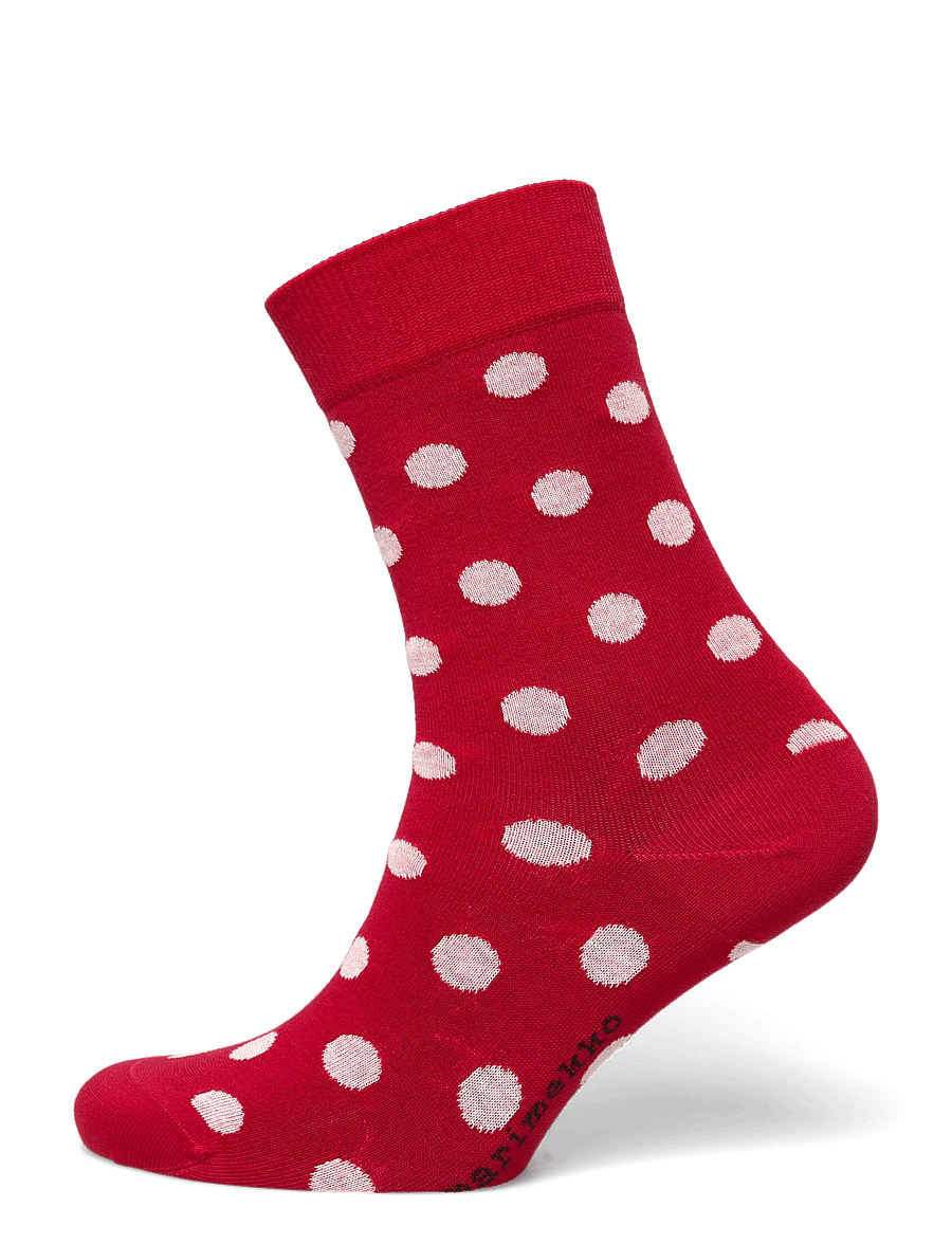 Marimekko - KASVAA PALLO - normale socken - wine red, off white - 0