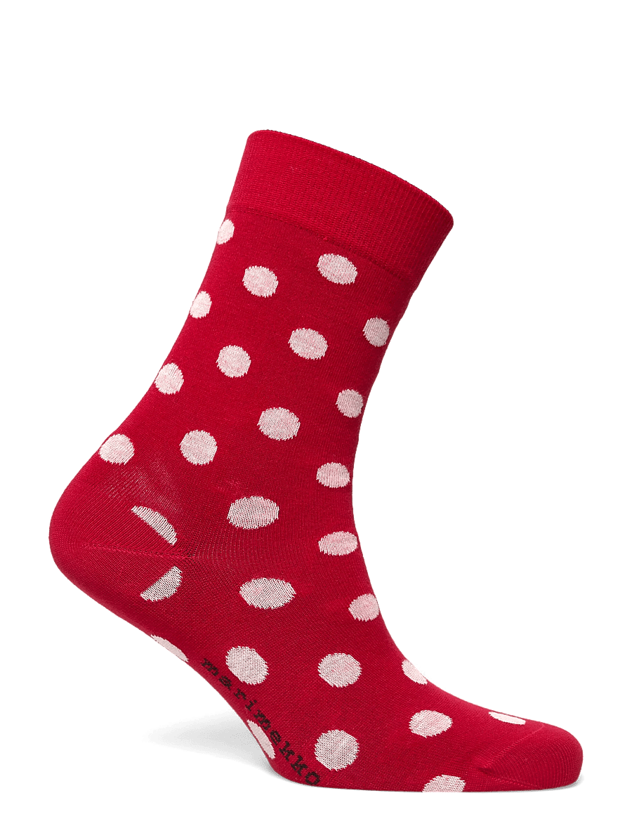 Marimekko - KASVAA PALLO - normale socken - wine red, off white - 1