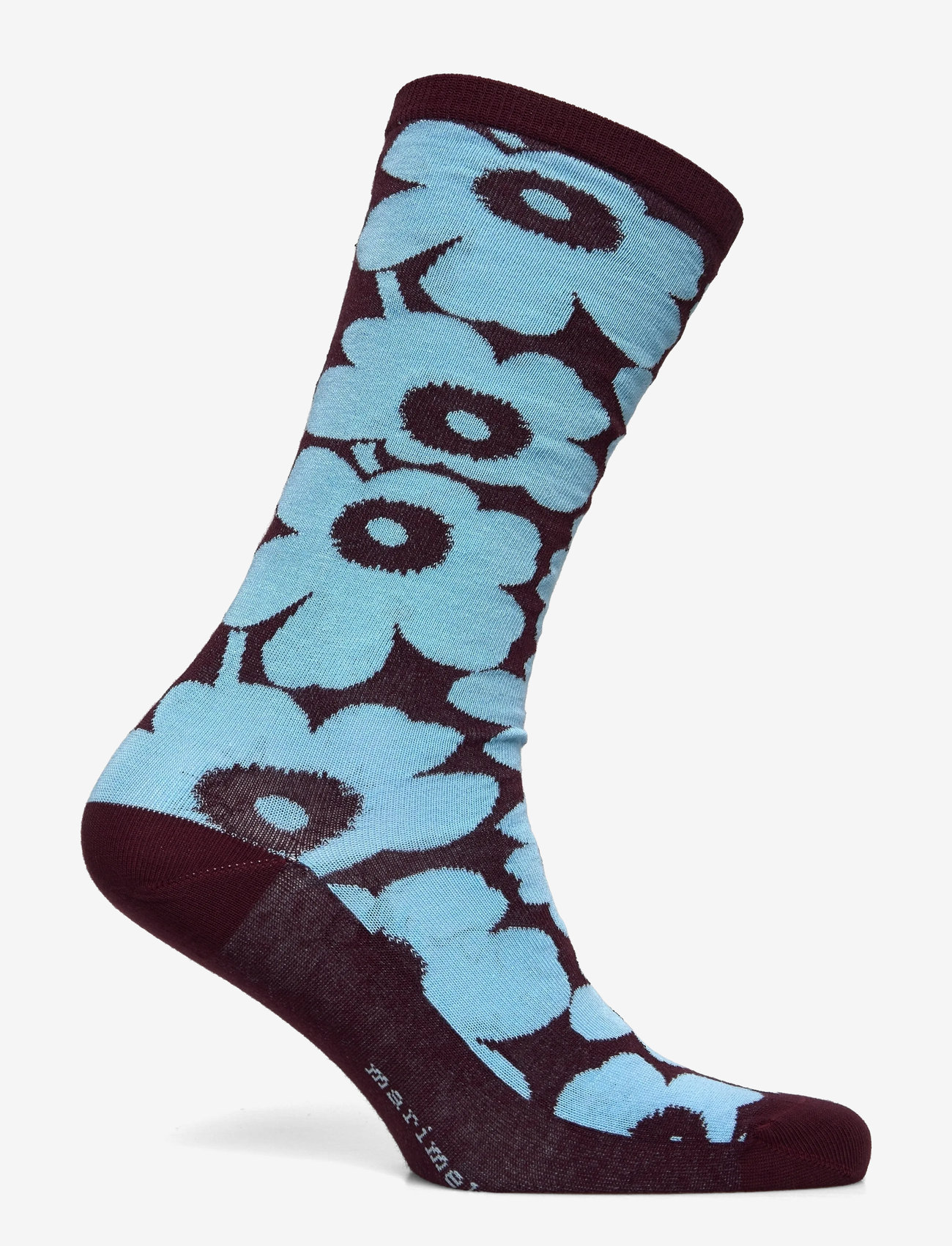 Marimekko - PINNAT UNIKKO - strümpfe - wine red, light blue - 1