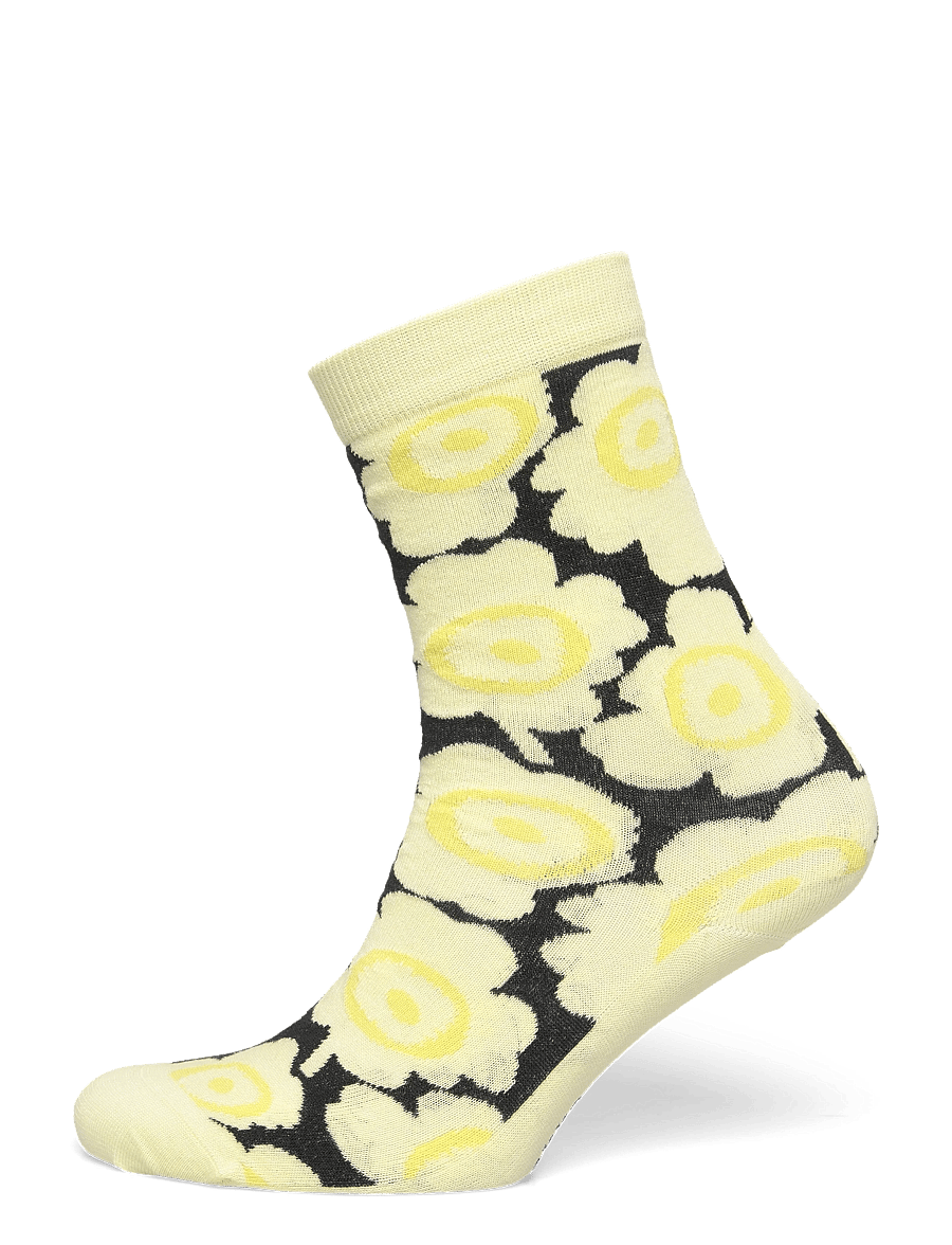 Marimekko - LINJAUS UNIKKO - almindelige strømper - yellow, black - 0