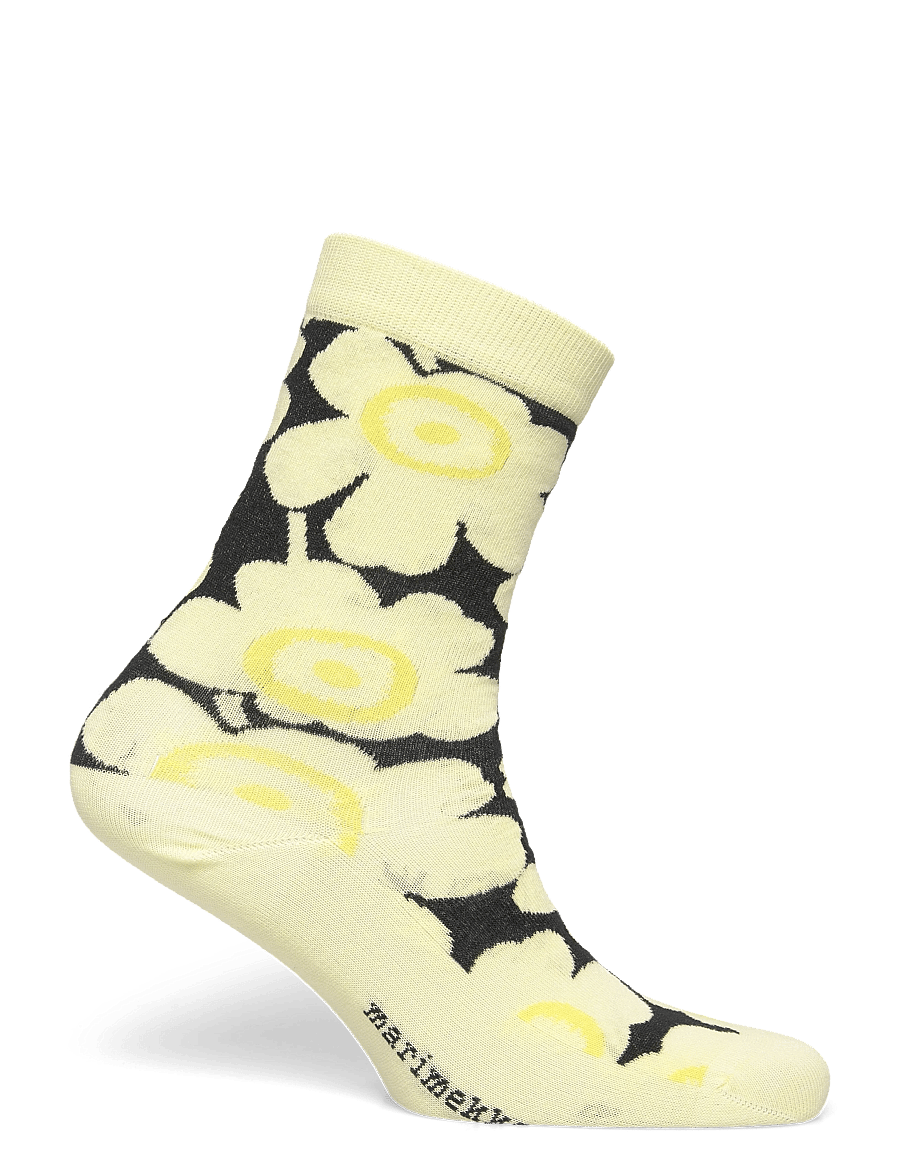 Marimekko - LINJAUS UNIKKO - almindelige strømper - yellow, black - 1