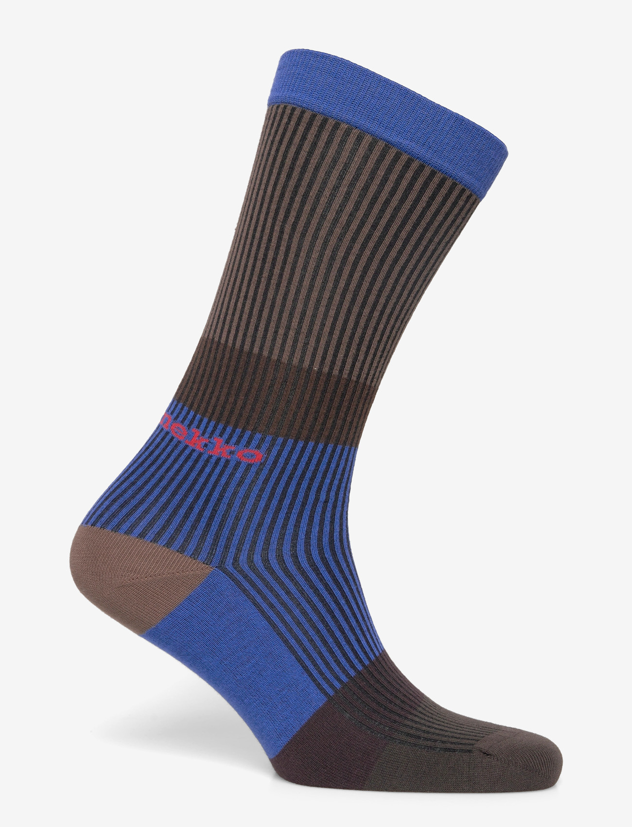 Marimekko - FAKTA HENNIKA - crew-socken - brown, black, blue - 1