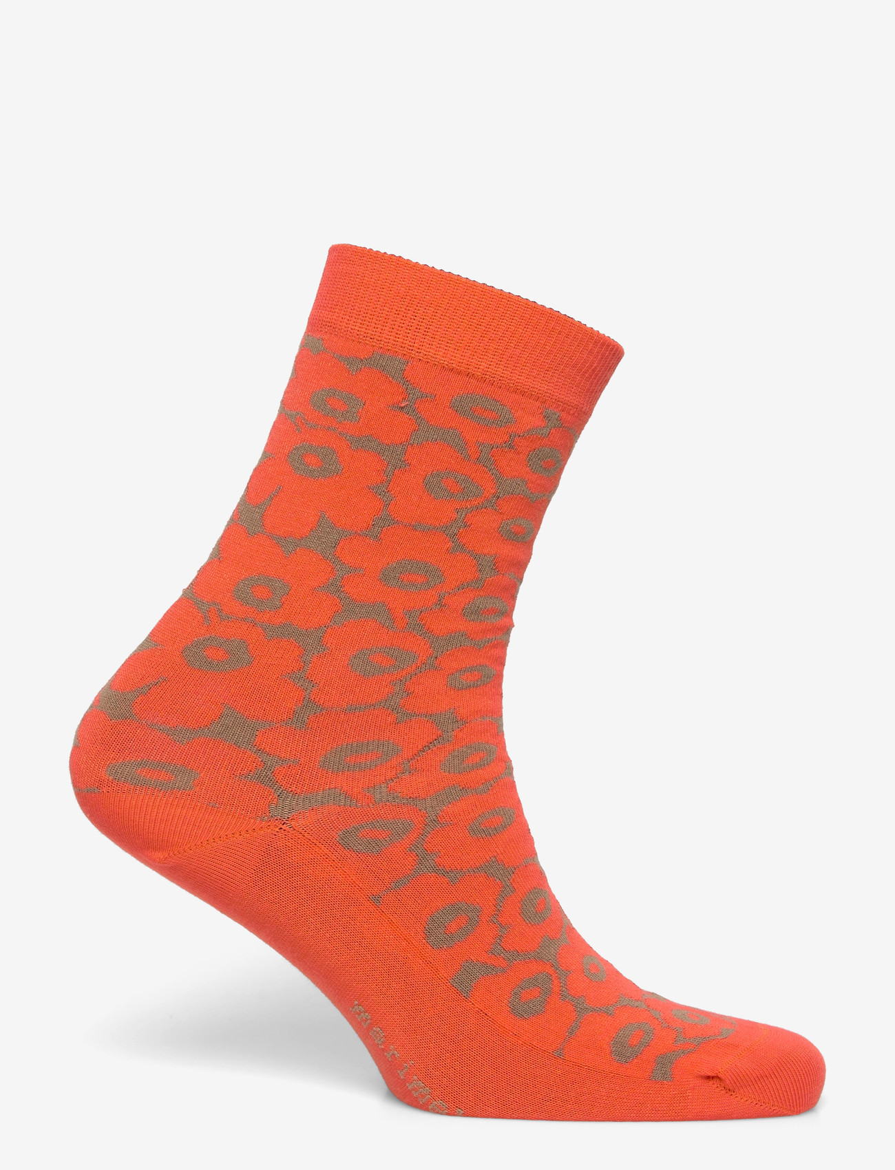 Marimekko - LINJAUS PIKKUINEN UNIKKO - klassikalised sokid - orange, brown - 1
