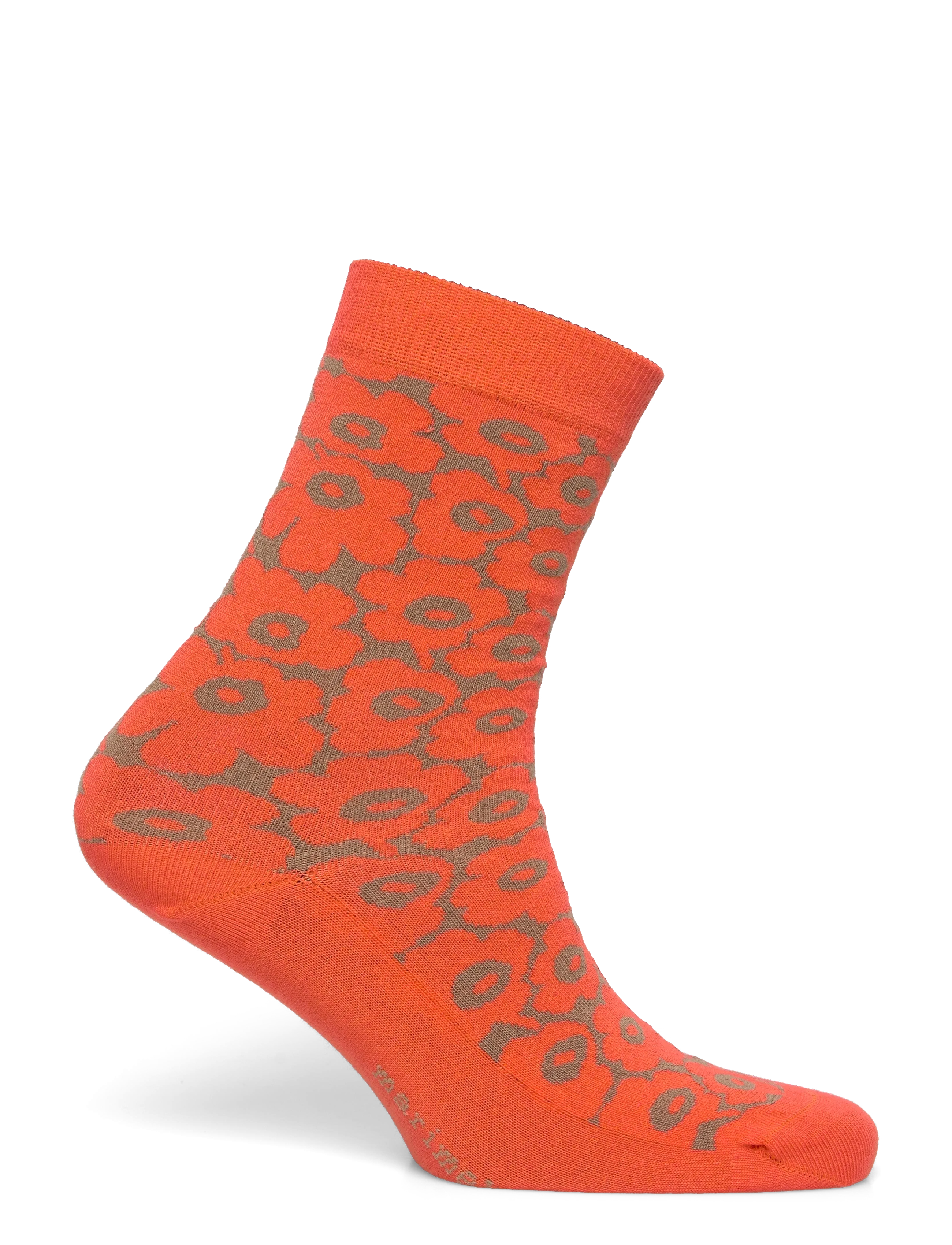 Marimekko - LINJAUS PIKKUINEN UNIKKO - crew-socken - orange, brown - 1