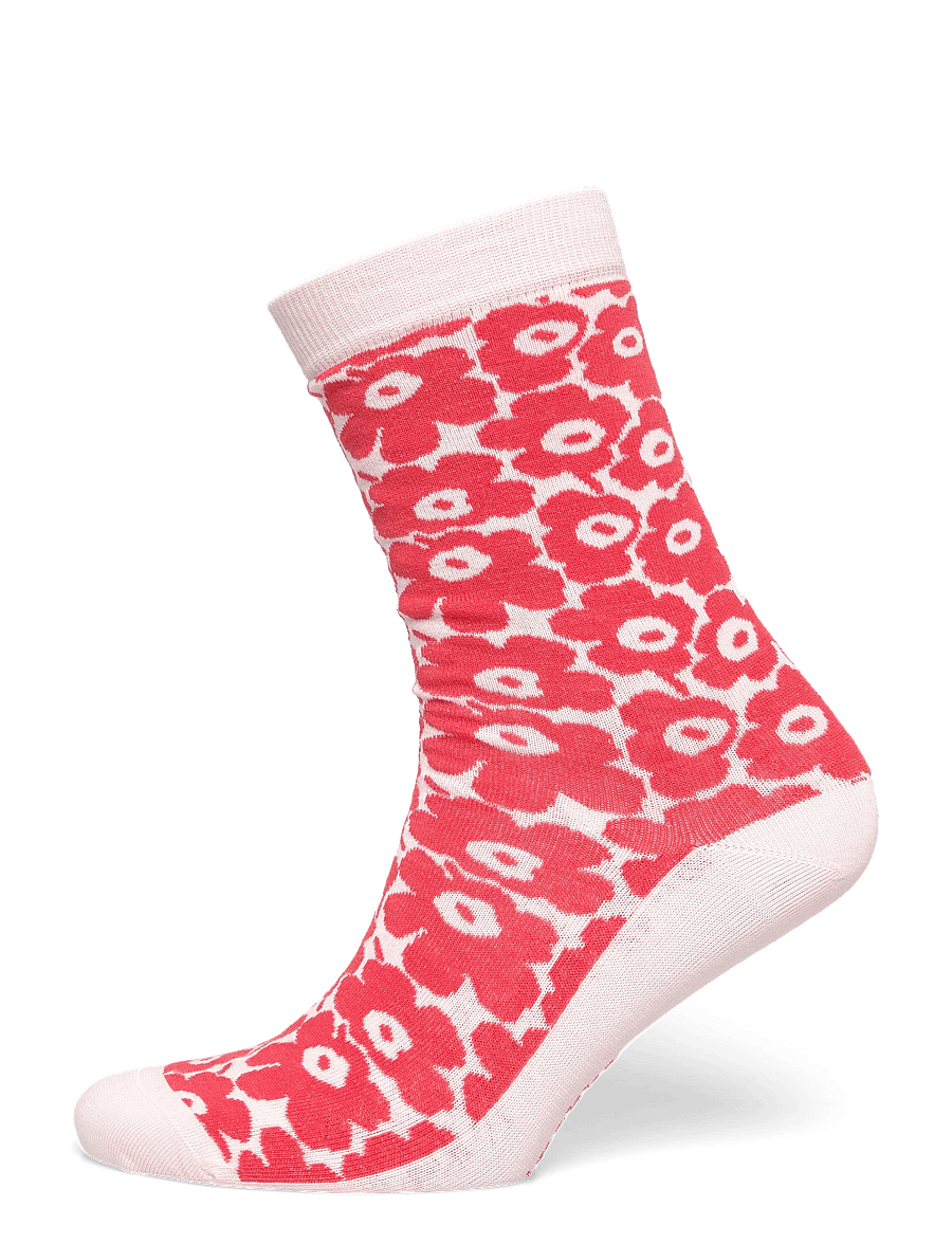 Marimekko - LINJAUS PIKKUINEN UNIKKO - sokker - red, pink - 0