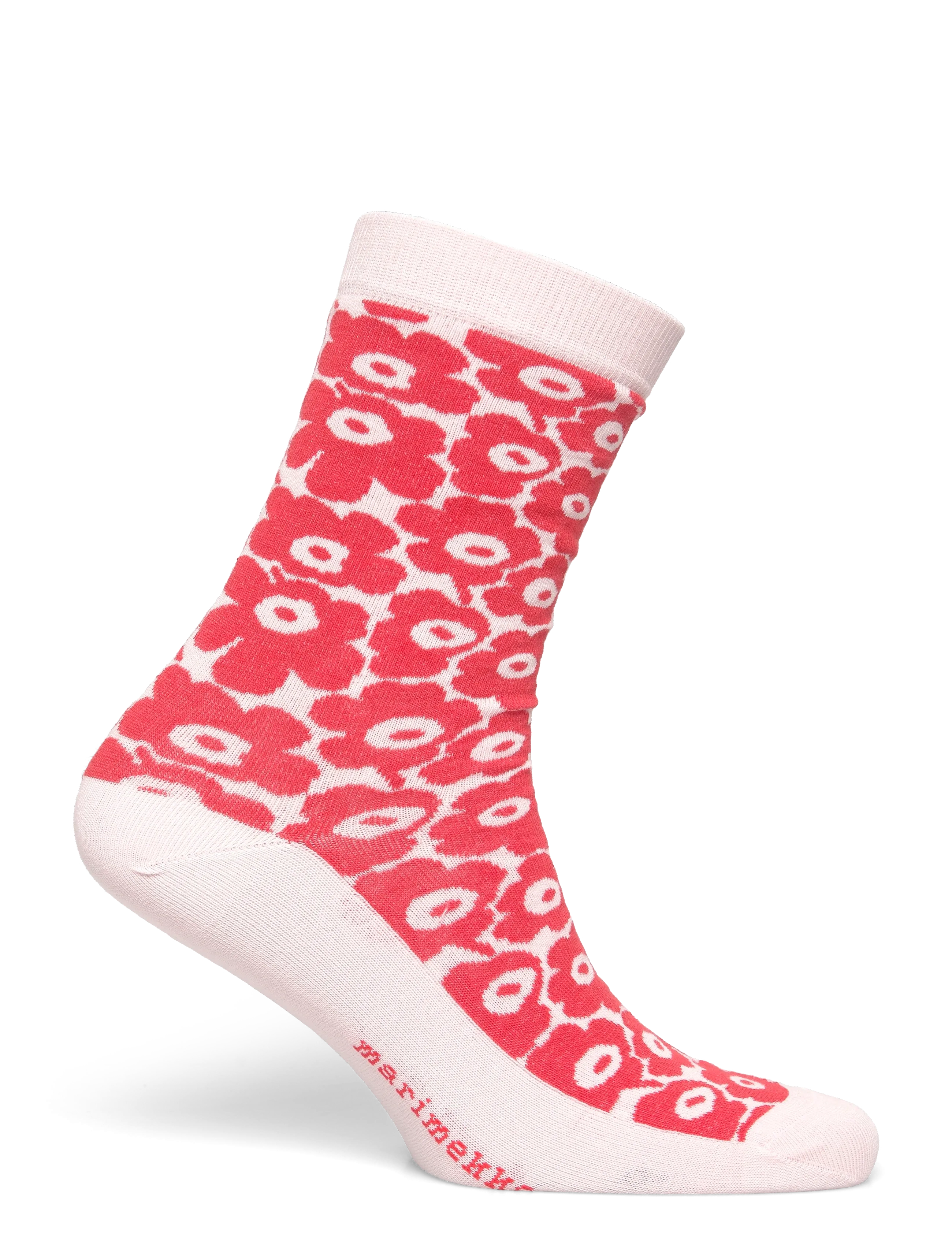 Marimekko - LINJAUS PIKKUINEN UNIKKO - vanliga strumpor - red, pink - 1