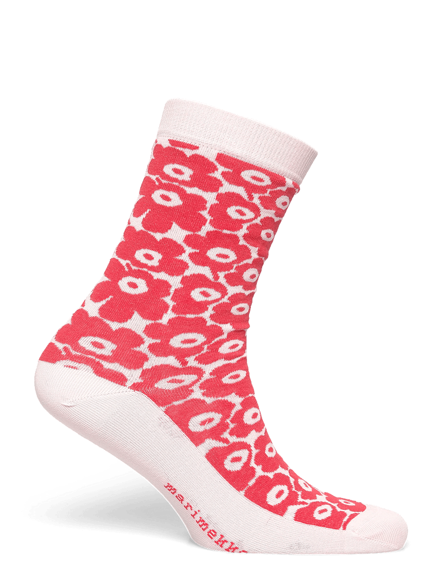 Marimekko - LINJAUS PIKKUINEN UNIKKO - sokker - red, pink - 1