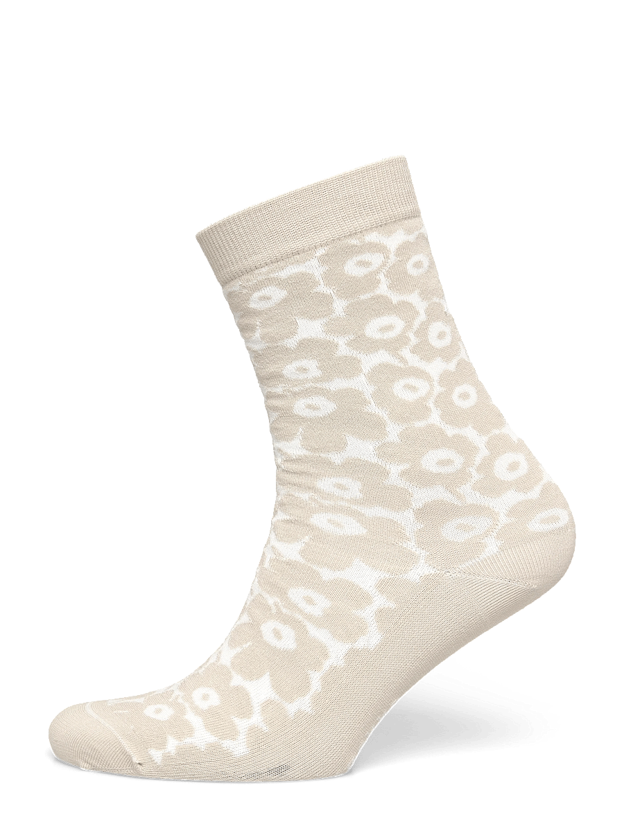 Marimekko - LINJAUS PIKKUINEN UNIKKO - tennissocken - white, white - 0