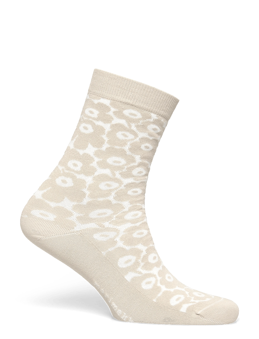 Marimekko - LINJAUS PIKKUINEN UNIKKO - tennissocken - white, white - 1