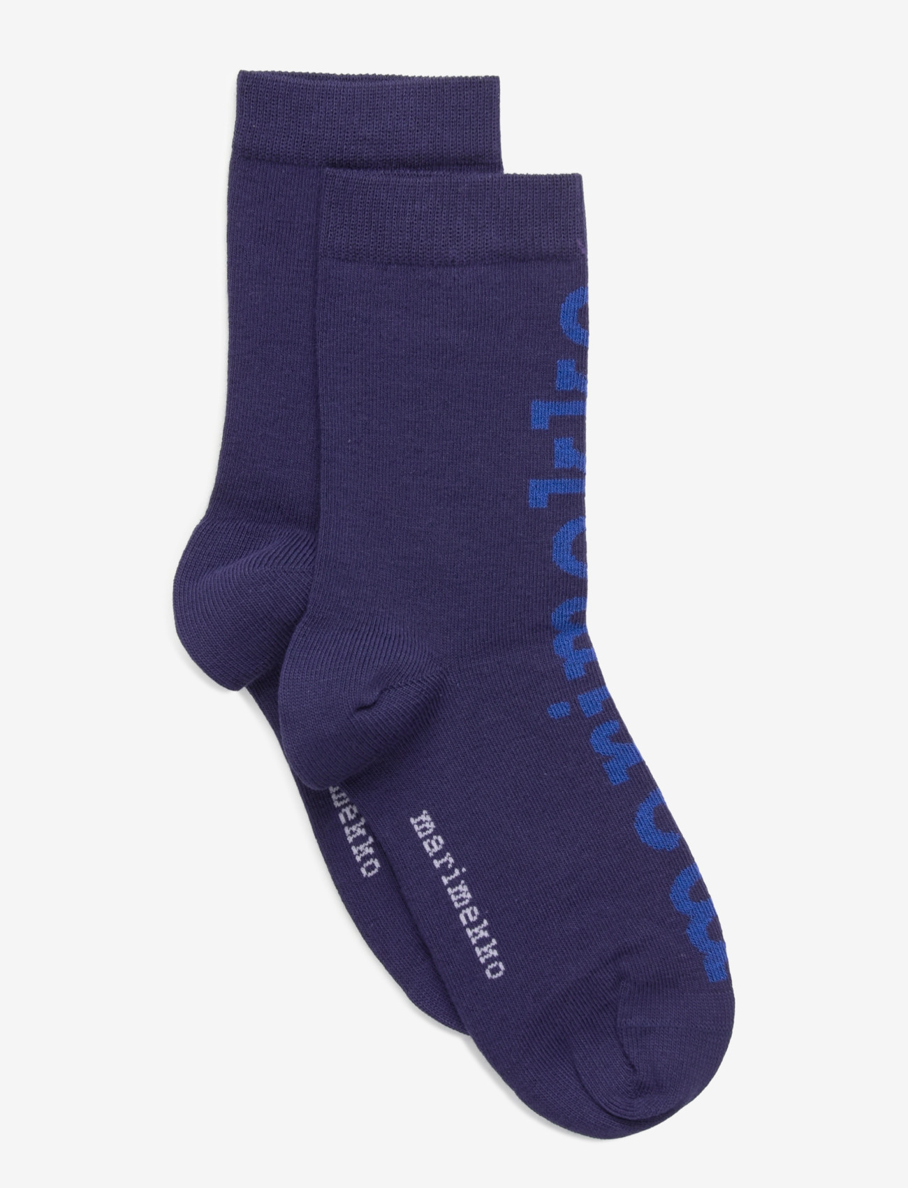 Marimekko - MAKEINEN LOGO - sokid - dark blue, blue - 0
