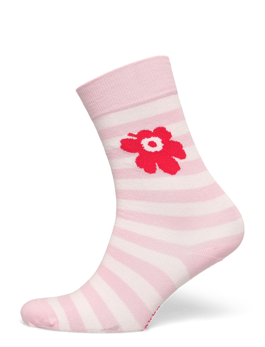 Marimekko - KASVAA TASARAITA UNIKKO ONE - strümpfe - light red, pink - 0