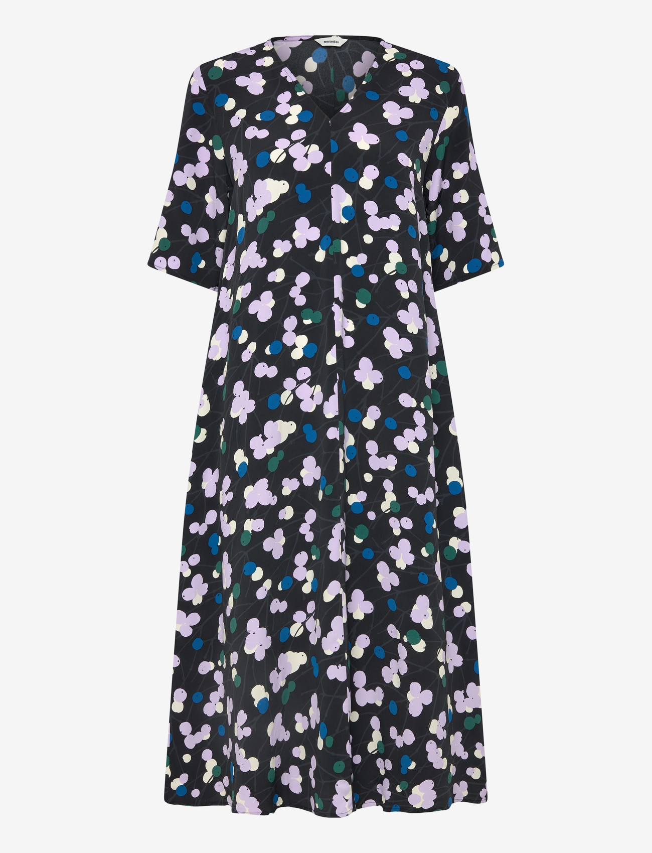 Marimekko - MINORI LUMIMARJA - sommerkleider - black, lilac, blue, green - 0
