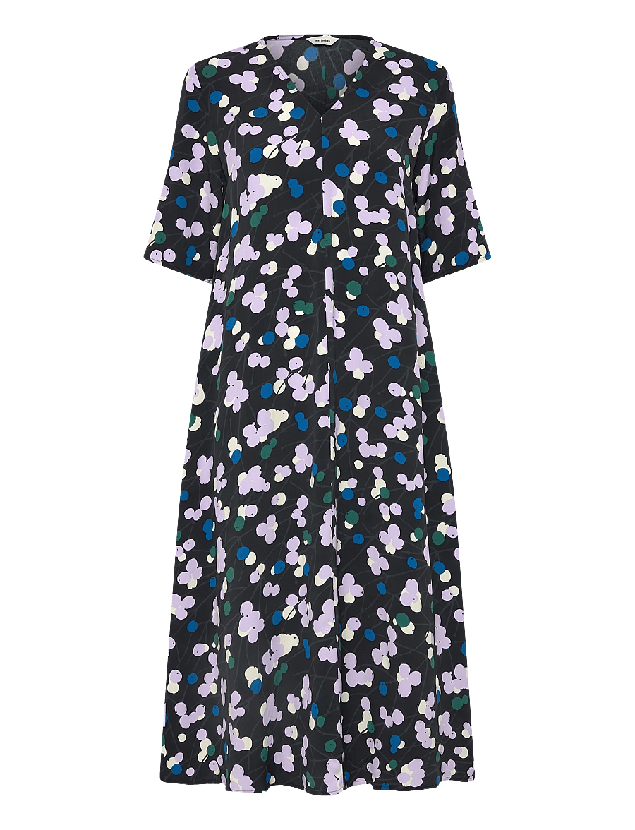 Marimekko - MINORI LUMIMARJA - sommerkleider - black, lilac, blue, green - 1