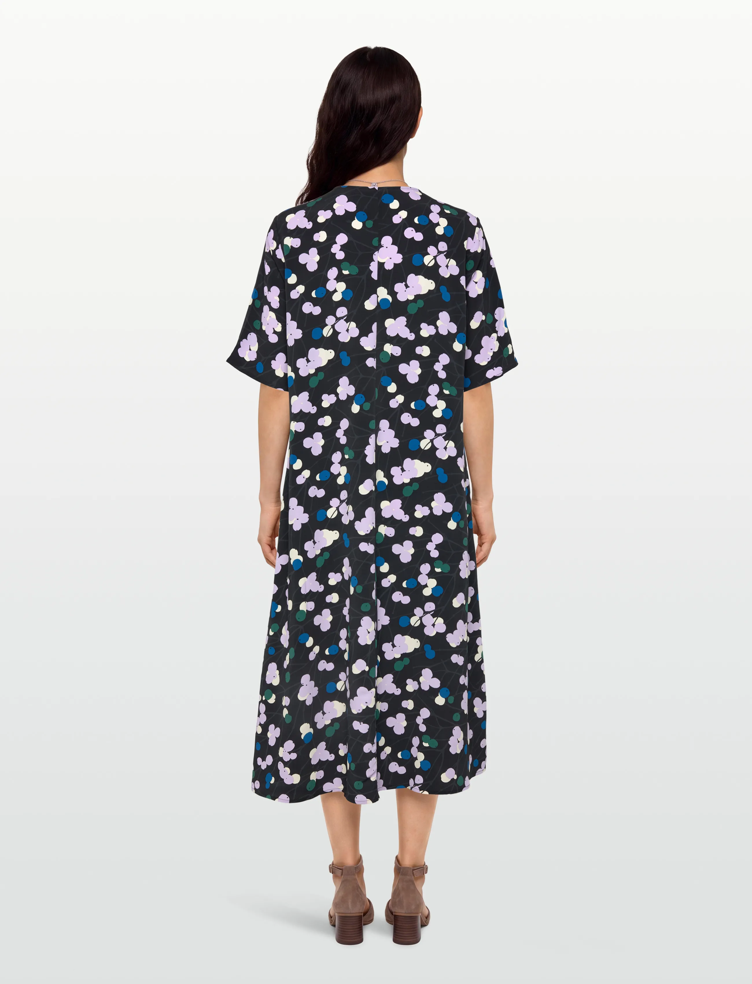 Marimekko - MINORI LUMIMARJA - summer dresses - black, lilac, blue, green - 4