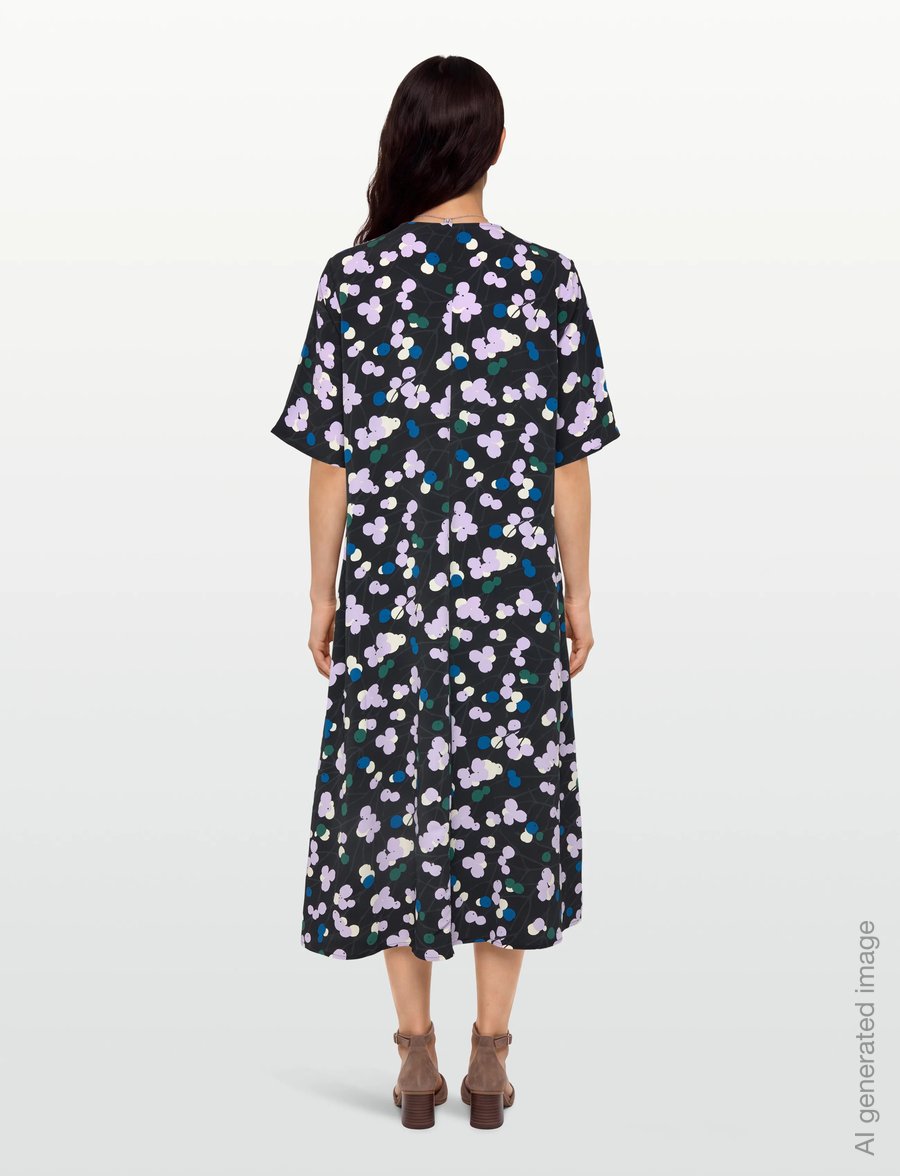 Marimekko - MINORI LUMIMARJA - sommerkleider - black, lilac, blue, green - 4