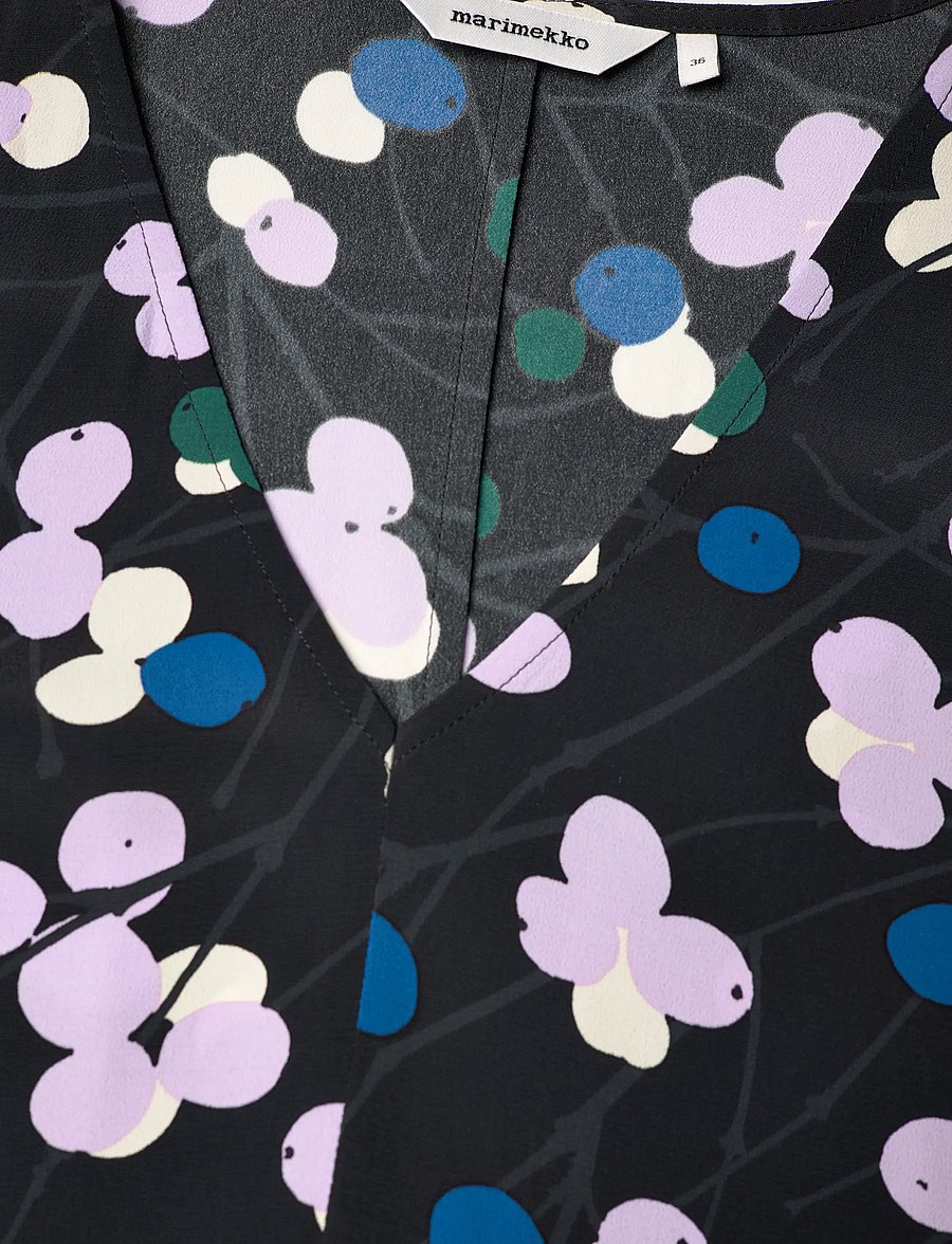 Marimekko - MINORI LUMIMARJA - sommerkleider - black, lilac, blue, green - 5