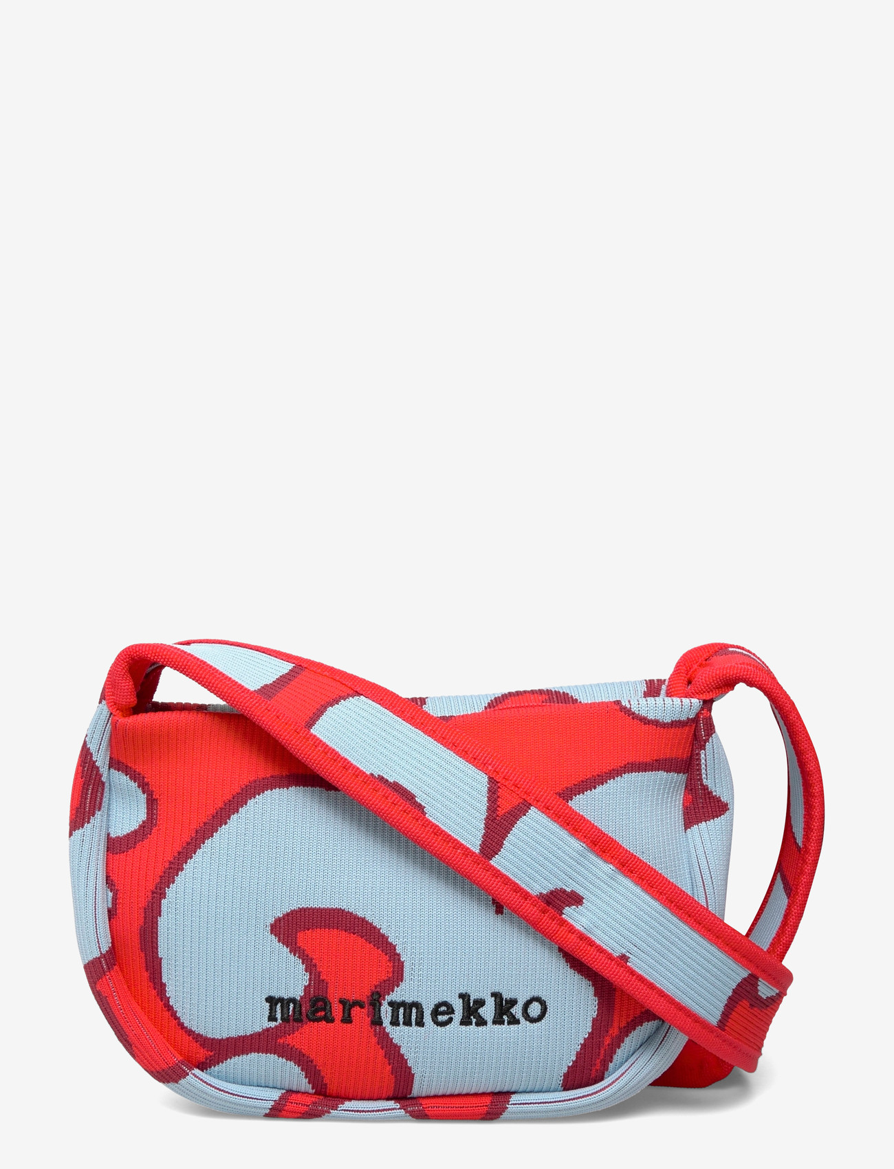 Marimekko - KNITTED CROSSBODY KEIDAS - fashion trends - light blue, red - 1