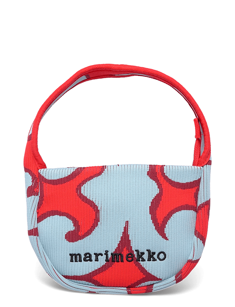 Marimekko - KNITTED MINI HANDBAG KEIDAS - special occasions - light blue, red - 0