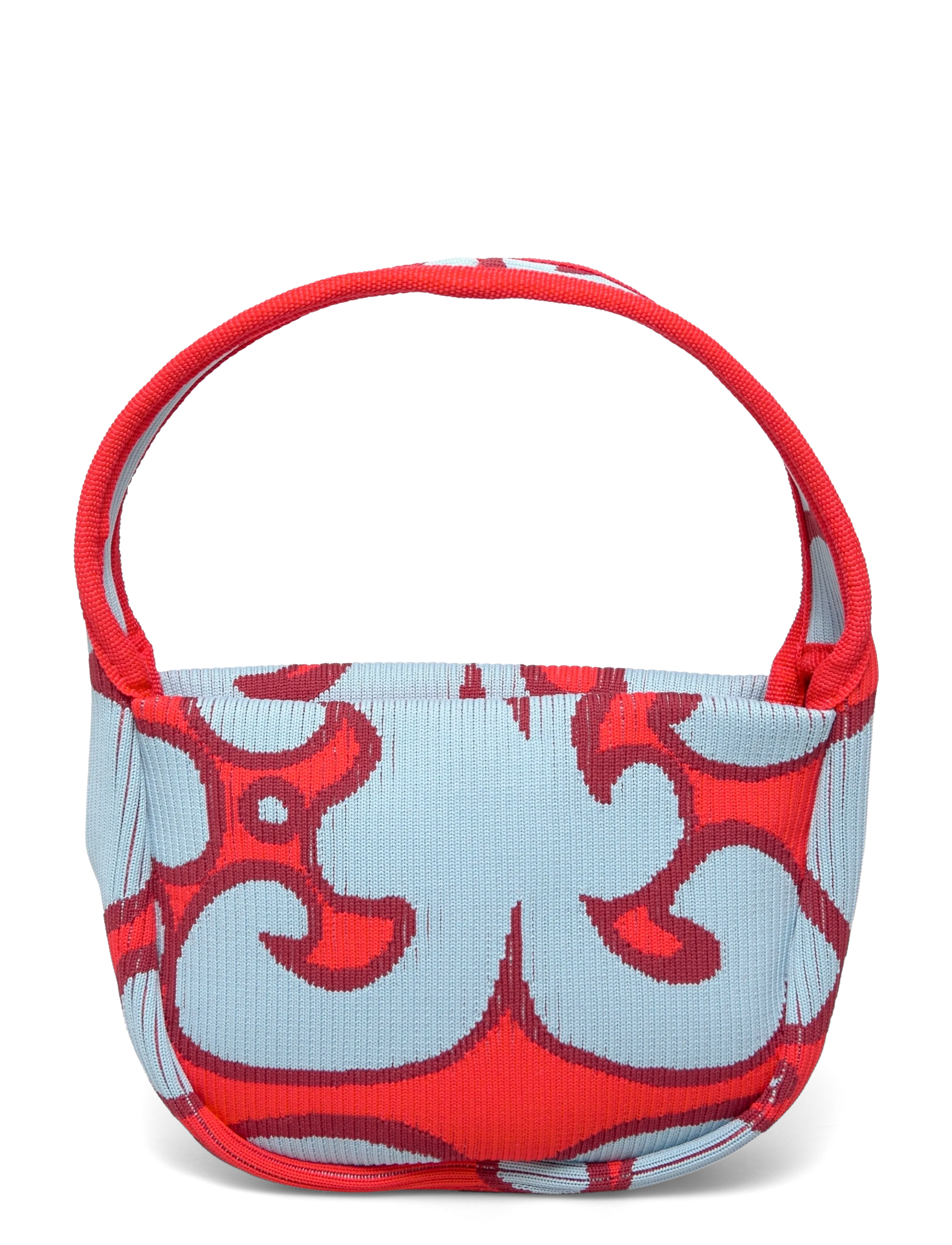 Marimekko - KNITTED MINI HANDBAG KEIDAS - henkeltaschen - light blue, red - 1