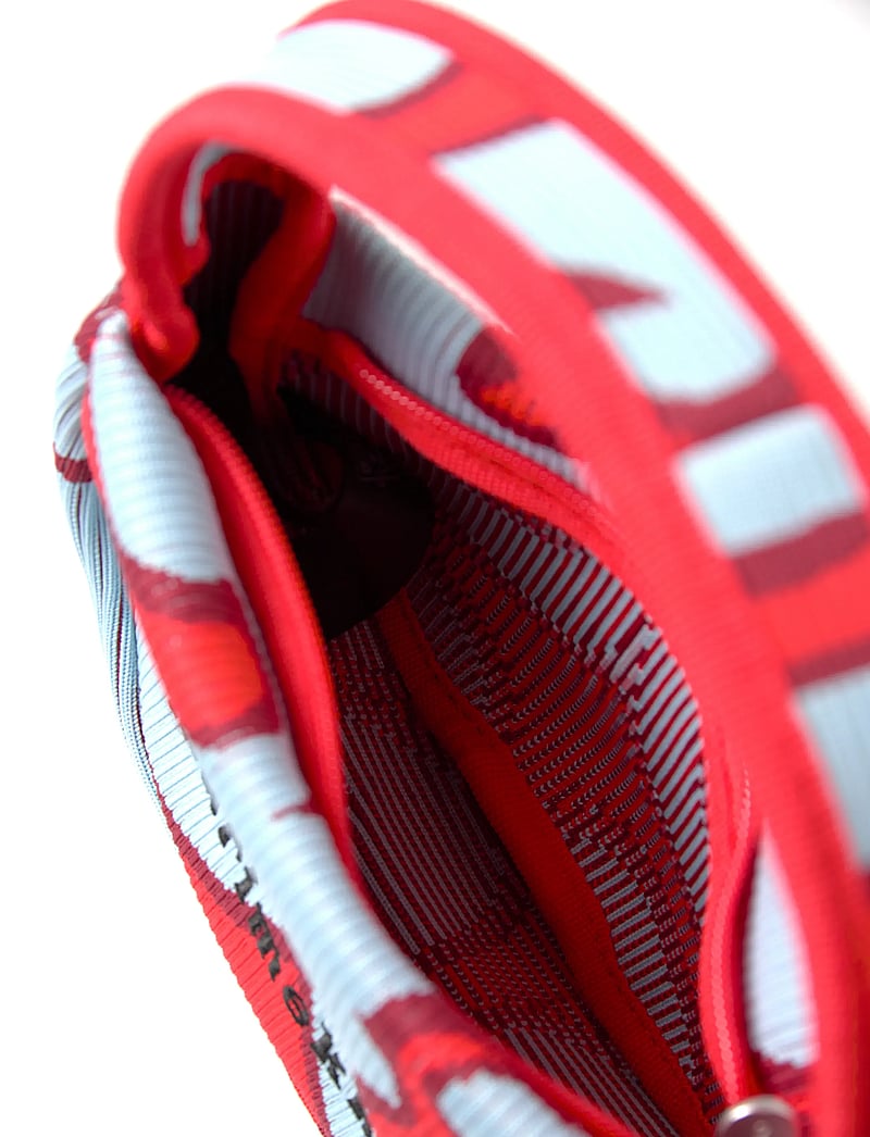 Marimekko - KNITTED MINI HANDBAG KEIDAS - special occasions - light blue, red - 5