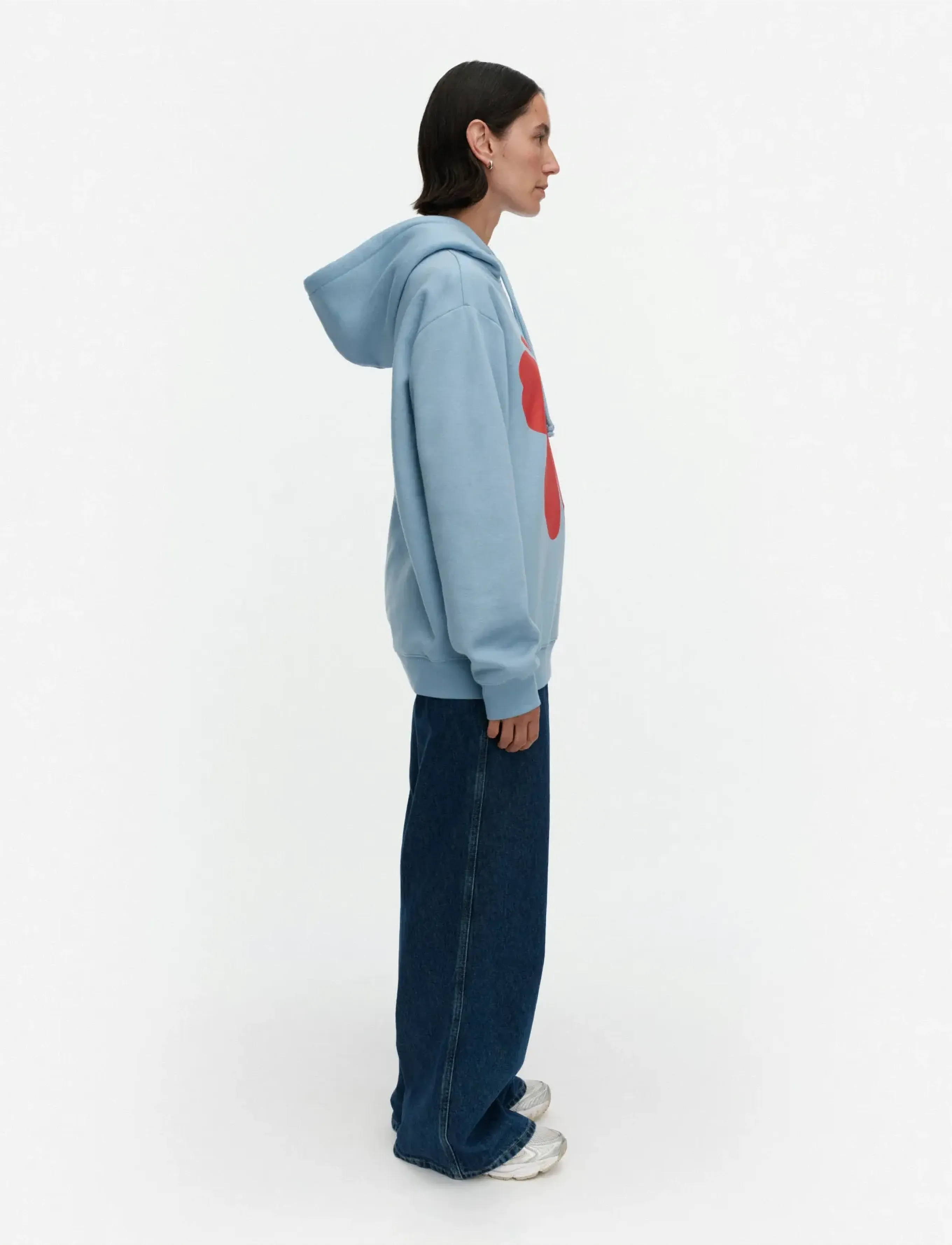 Marimekko - RUNOJA UNIKKO PLACEMENT - džemperiai su gobtuvu - light blue, red - 4