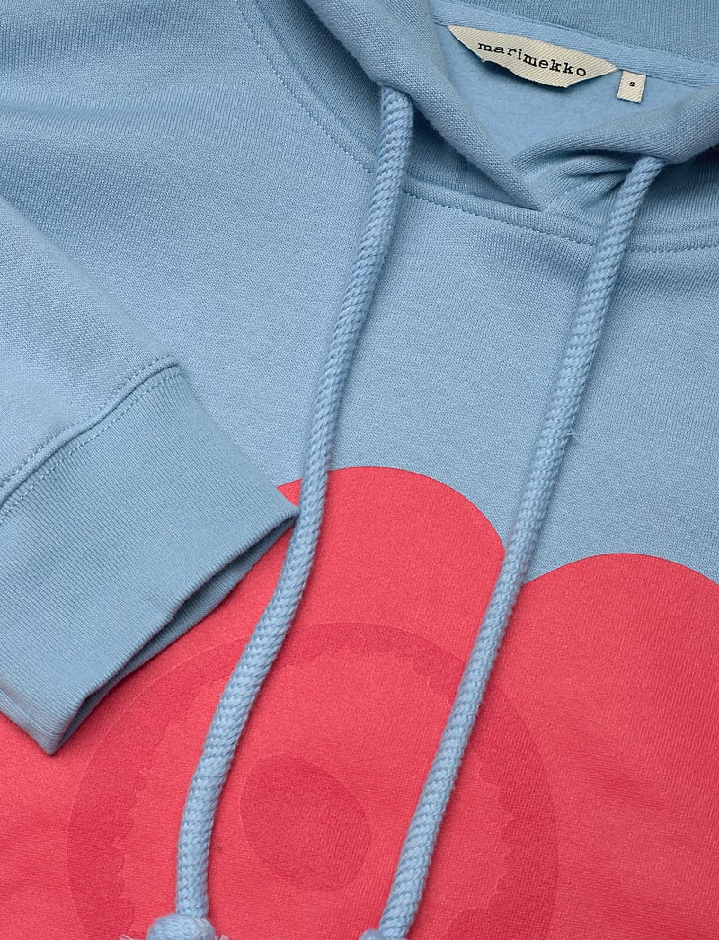 Marimekko - RUNOJA UNIKKO PLACEMENT - sweatshirts & hoodies - light blue, red - 5