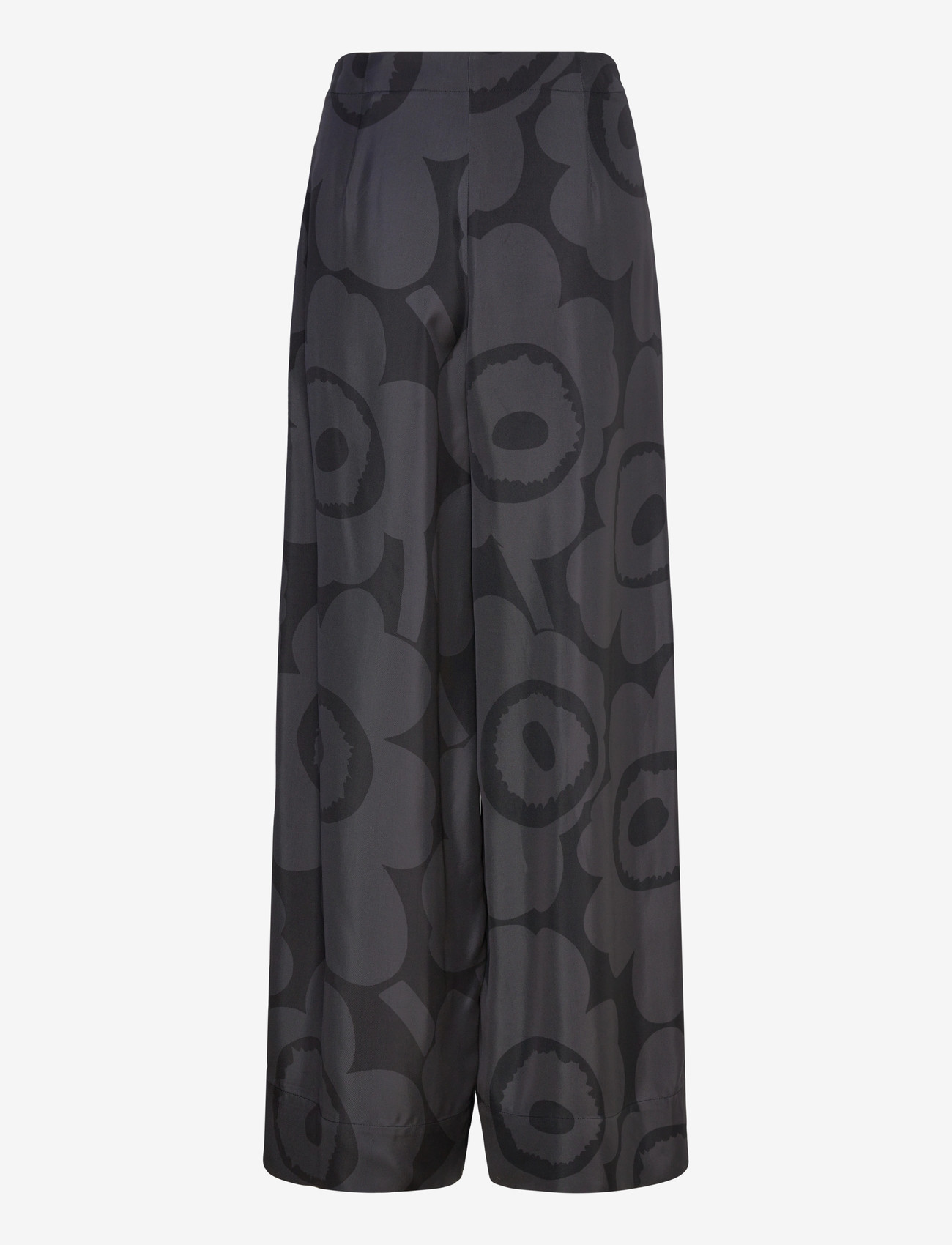 Marimekko - NÄHTÄVYYS UNIKKO - raka byxor - black, dark grey - 2