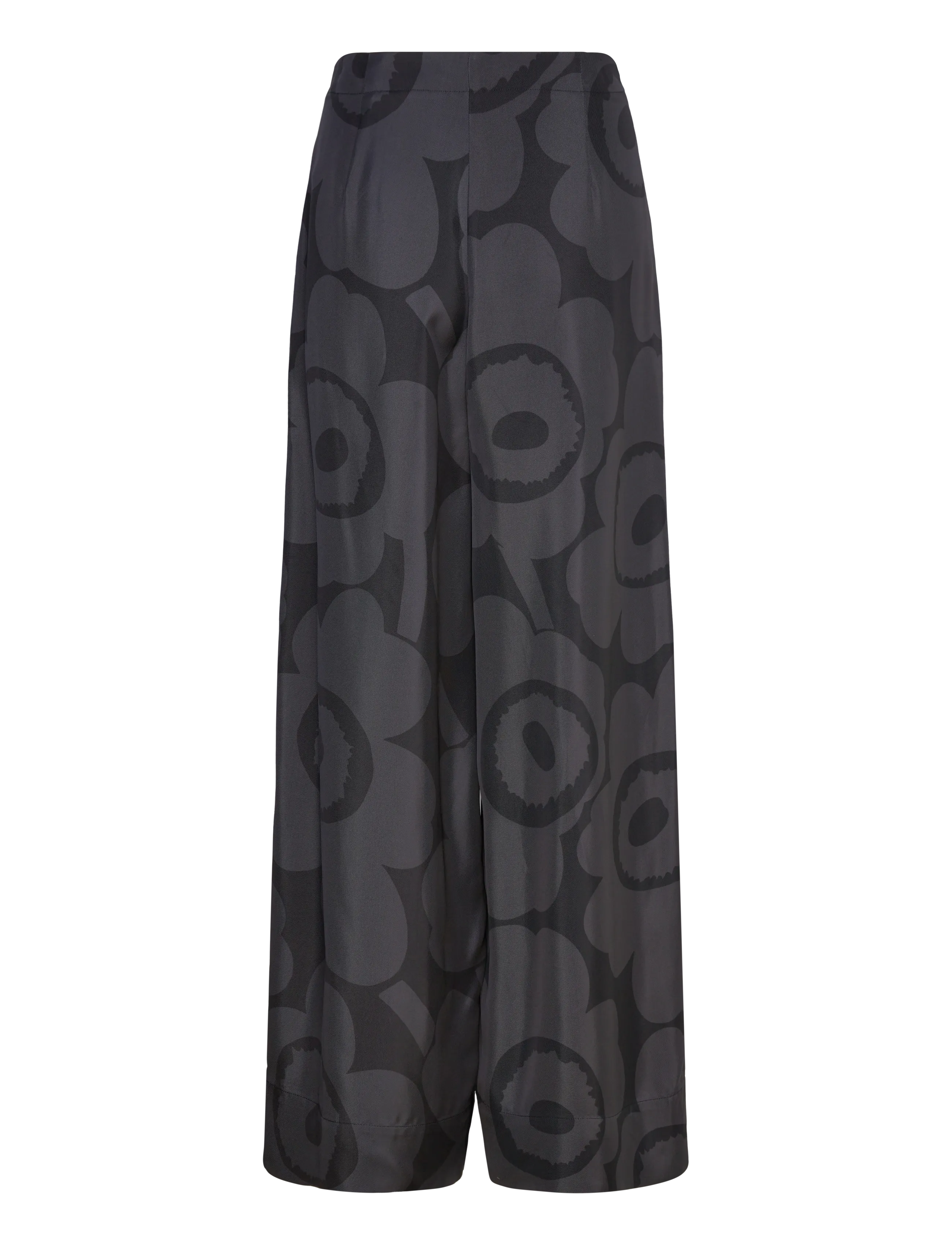 Marimekko - NÄHTÄVYYS UNIKKO - buxur með beinum skálmum - black, dark grey - 2