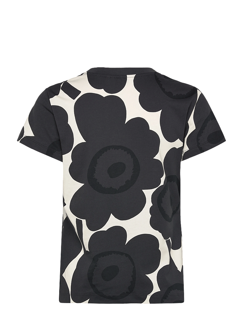 Marimekko - HELEYS UNIKKO - t-shirts & tops - off-white, dark grey, black - 2